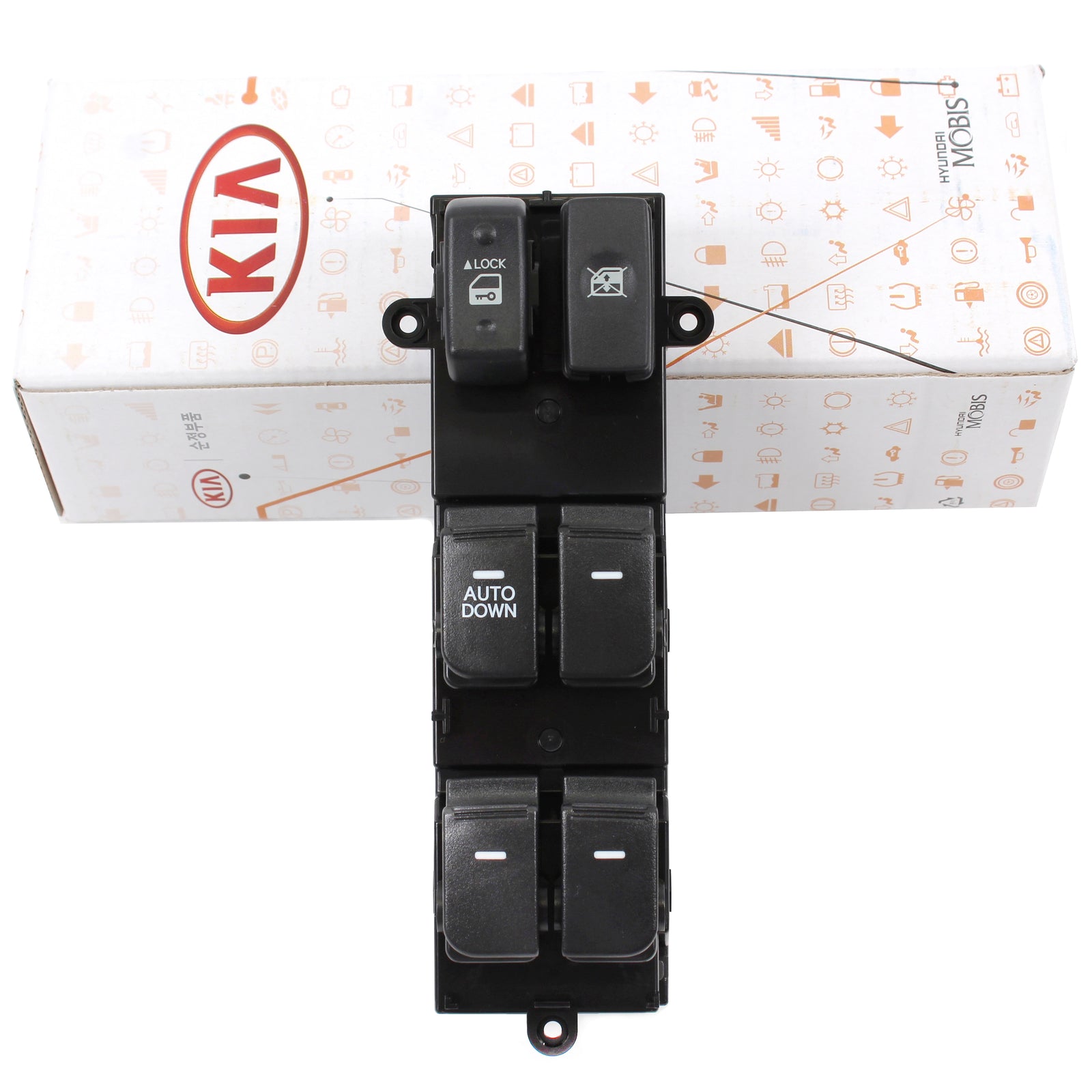GENUINE Power Window Main Switch LEFT for 2011-2013 Kia Soul 935702K010WK