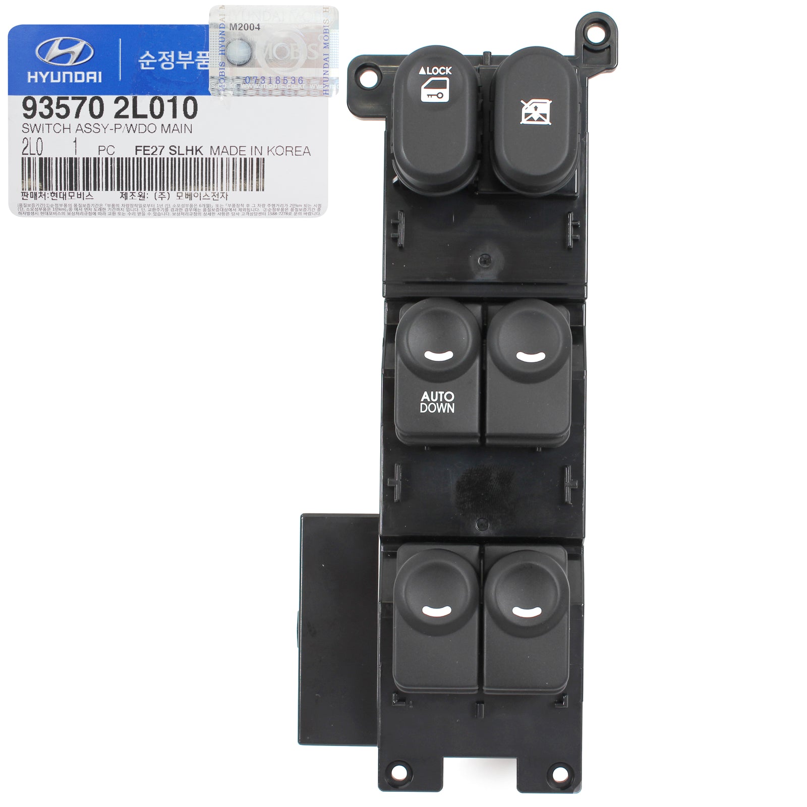 GENUINE Power Window Switch LEFT for 09-12 Hyundai Elantra OEM 935702L010
