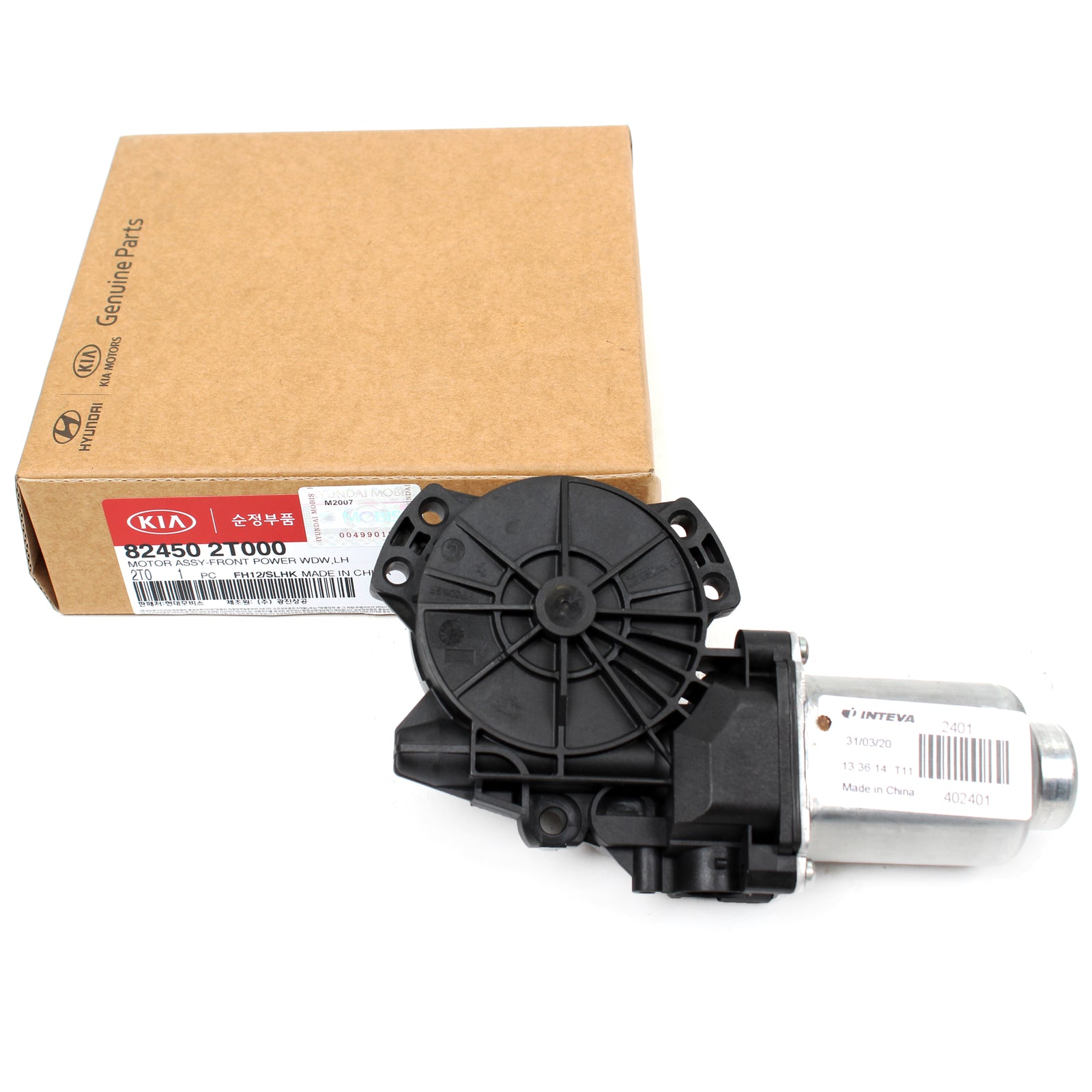 GENUINE Window Motor FRONT DRIVER for 10-16 Kia Optima 824502T000 Auto Down