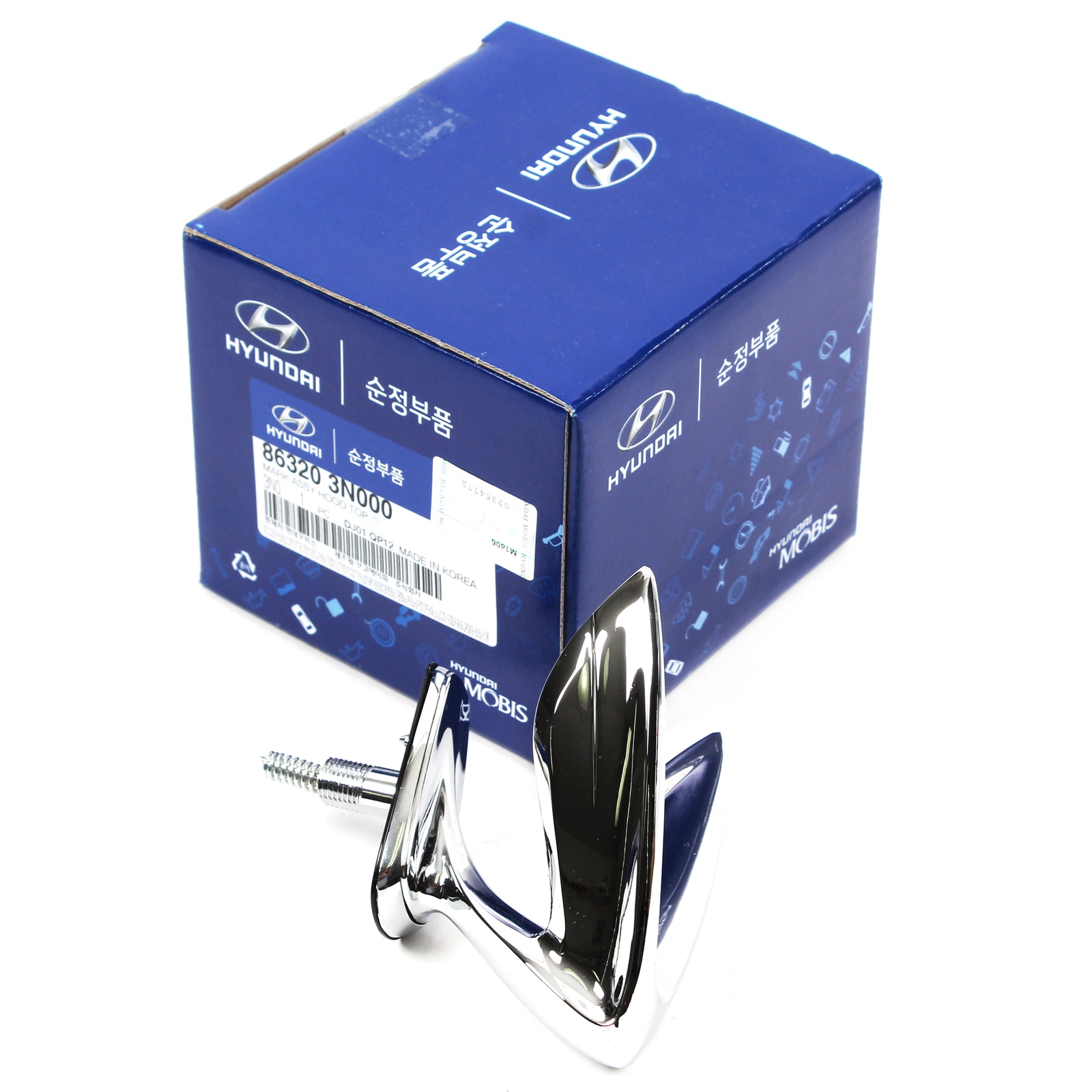 GENUINE Hood Ornament Wing Emblem for 11-2016 Hyundai Equus OEM 863203N000