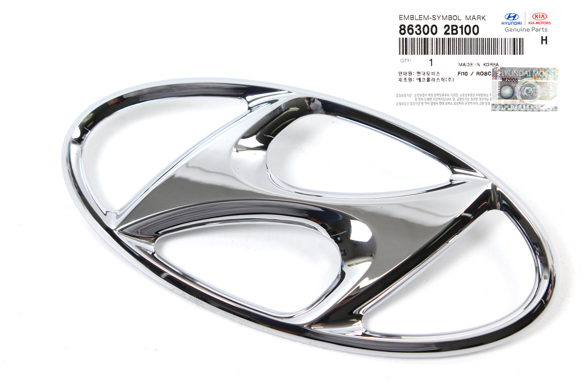 GENUINE Front Bumper Grille "H" Logo for 07-12 Hyundai Veracruz 863002B100