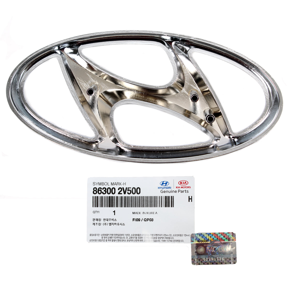 Fits 13-17 Hyundai Veloster Turbo 863002V500 GENUINE Front Grille Emblem Badge