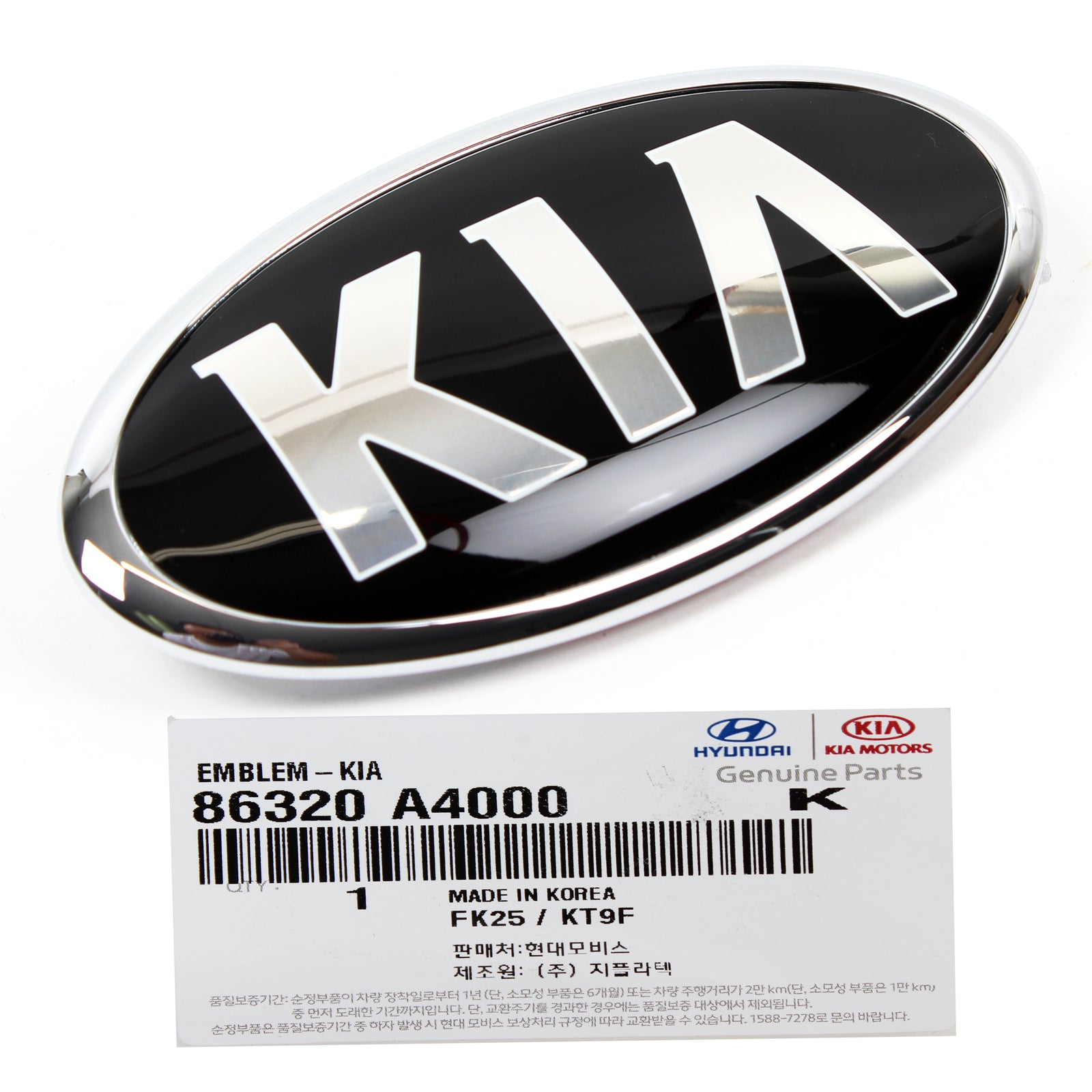 GENUINE Front Grille Emblem Badge for 2017-2020 Kia Sportage 86320A4000