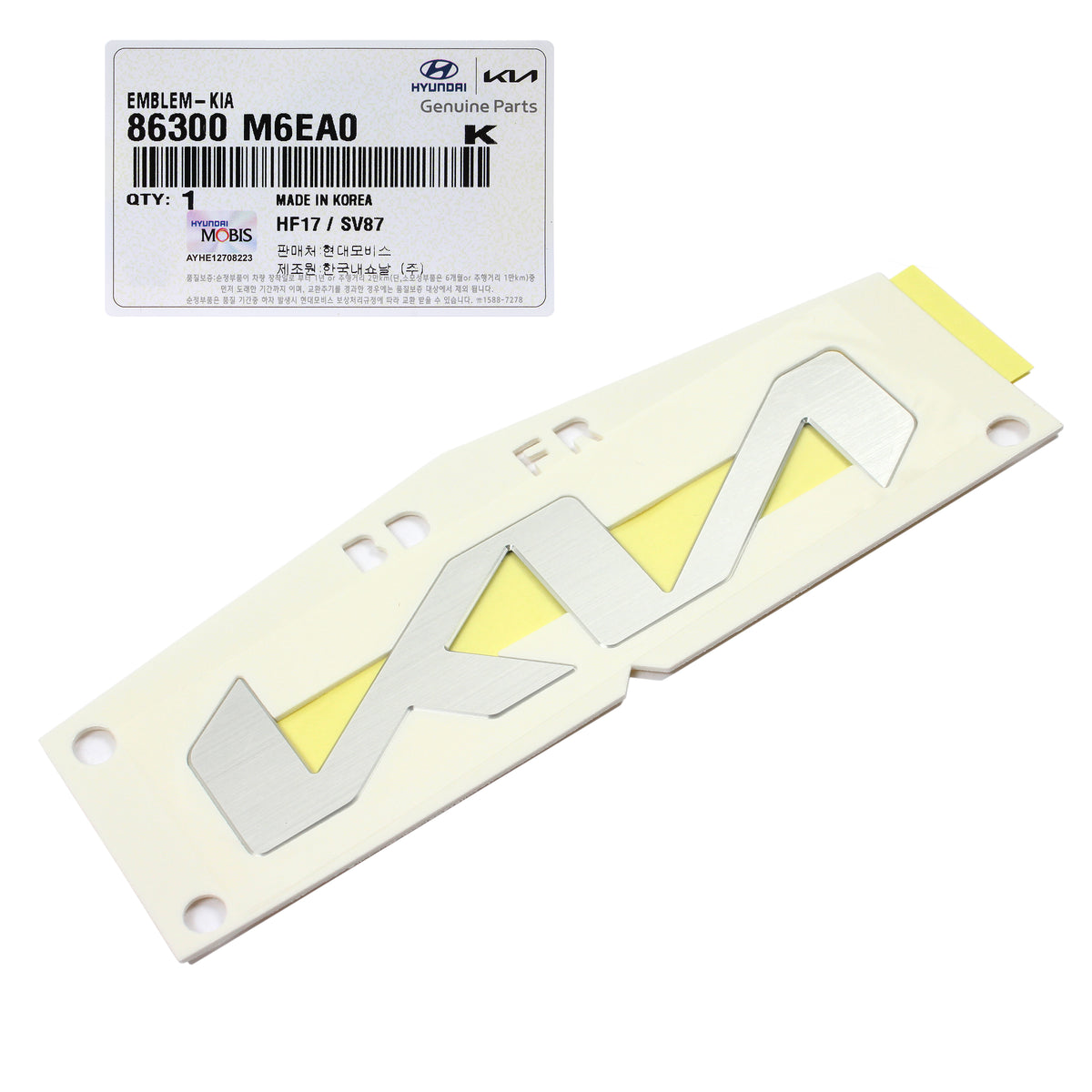 GENUINE Front Hood KIA Logo Emblem for 22-23 Kia Forte Cerato K3 86300M6EA0
