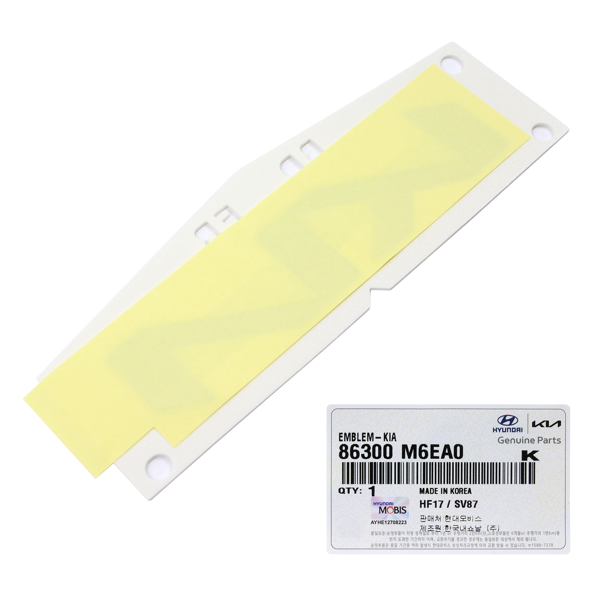 GENUINE Front Hood KIA Logo Emblem for 22-23 Kia Forte Cerato K3 86300M6EA0