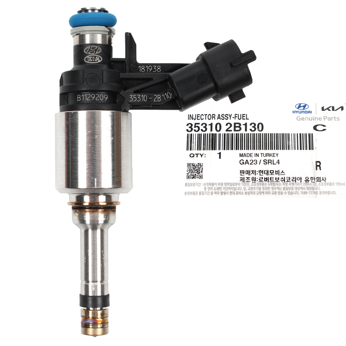 GENUINE Fuel Injector for 2012-2017 Accent Veloster Rio Soul 1.6L 353102B130