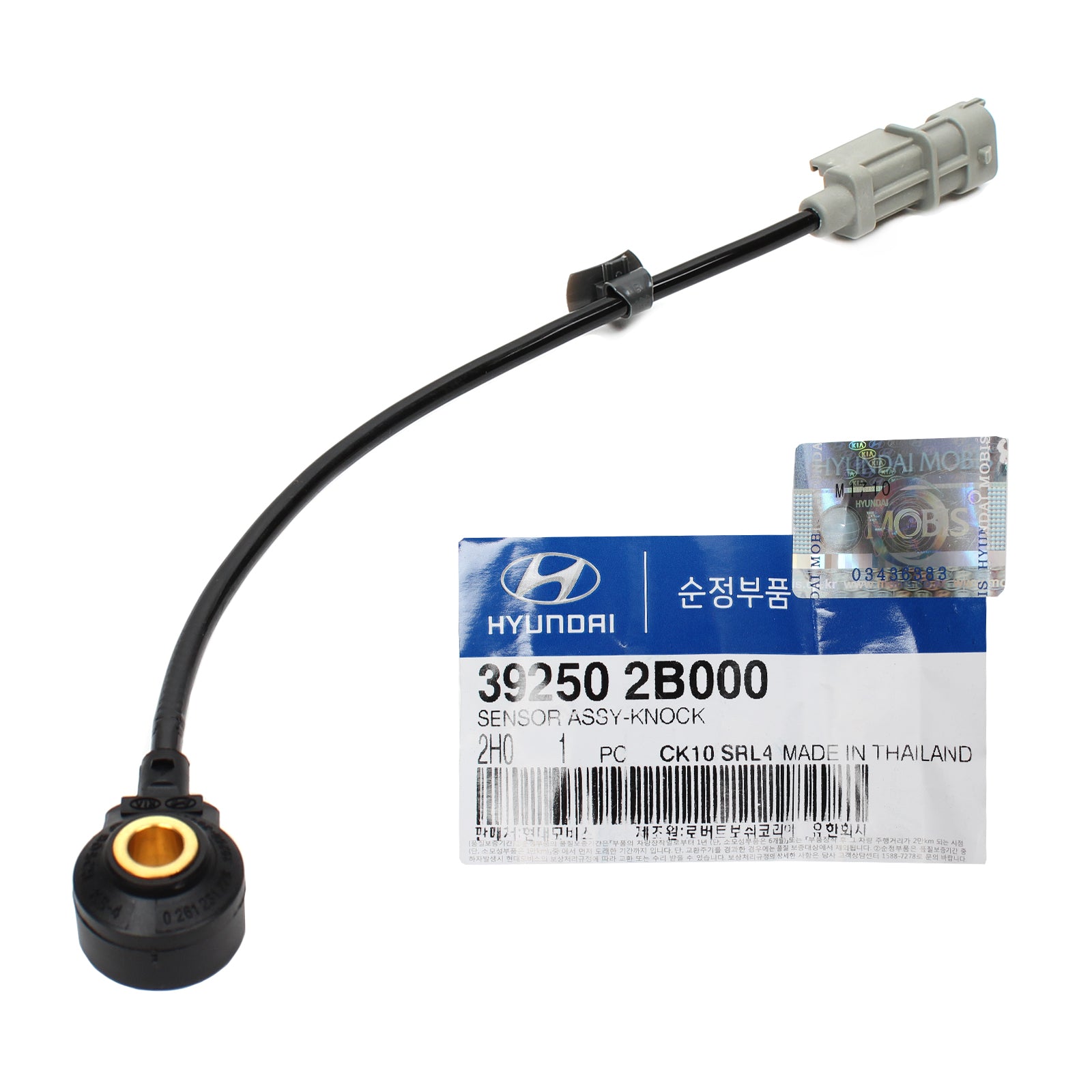 GENUINE Knock Sensor for 10-17 Hyundai Veloster Kia Rio Soul OEM 392502B000