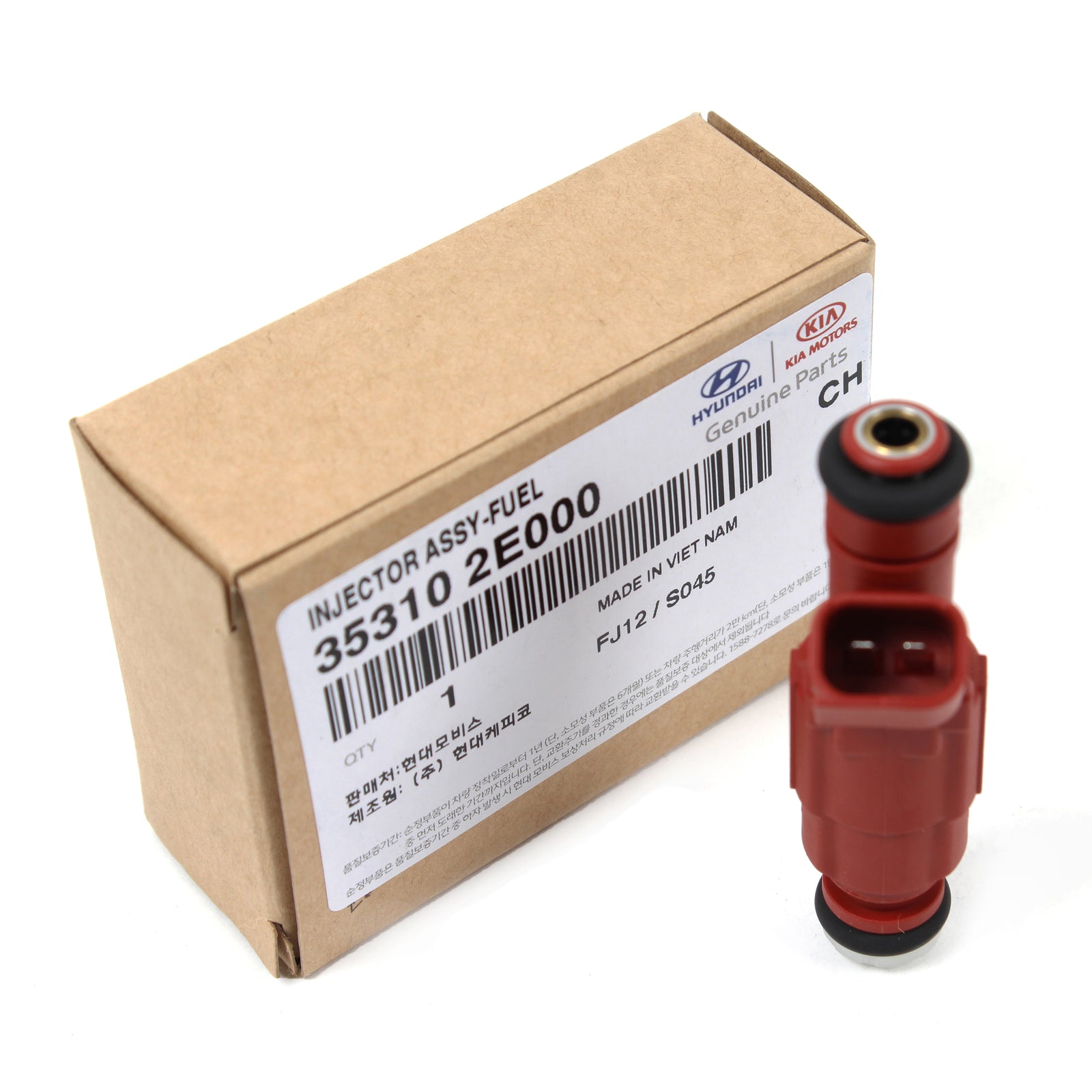 GENUINE Fuel Injector for 11-19 Elantra Veloster Forte Soul 1.8L 2.0L 353102E000