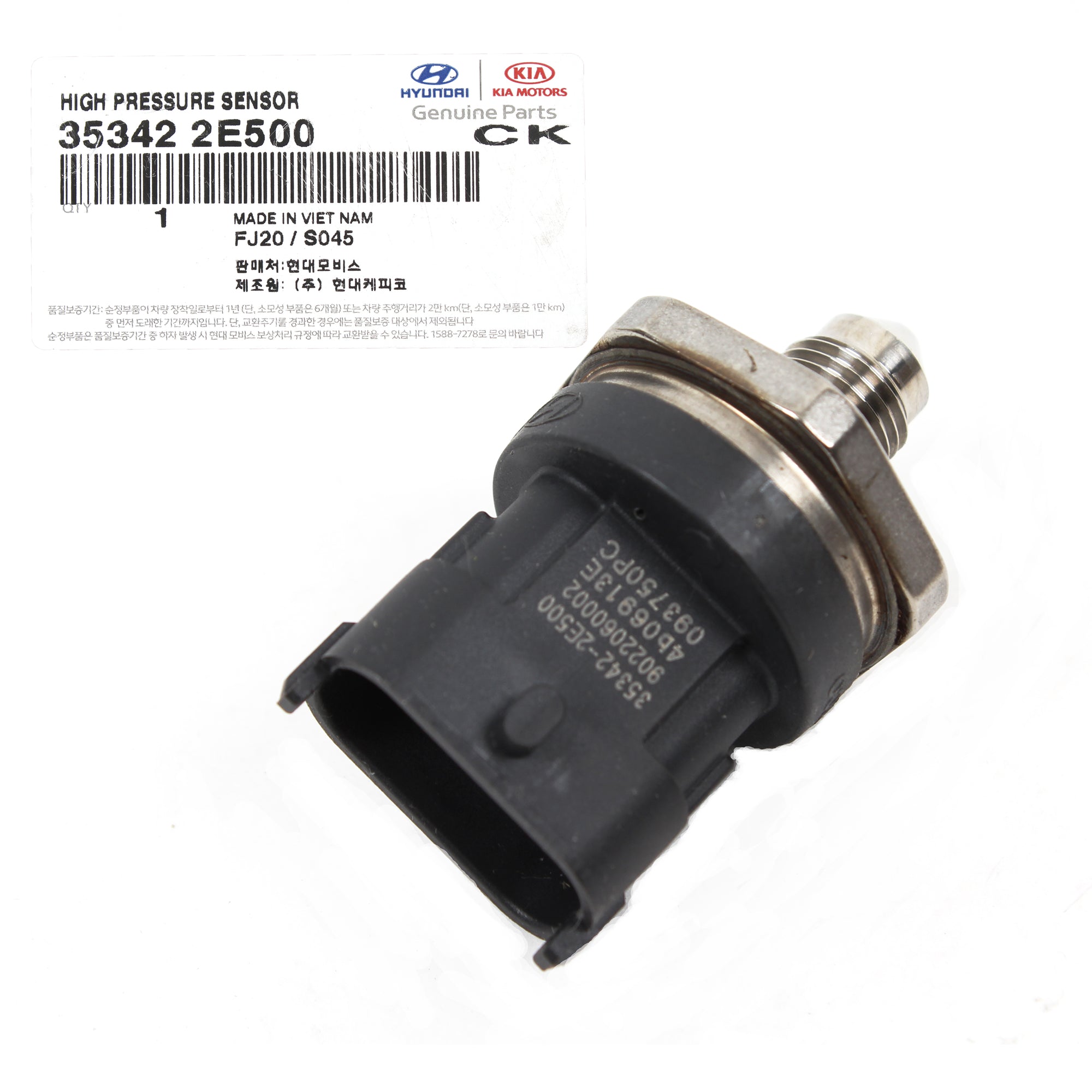 GENUINE Fuel Pressure Sensor for 12-19 Hyundai Kia Compatibility 353422E500