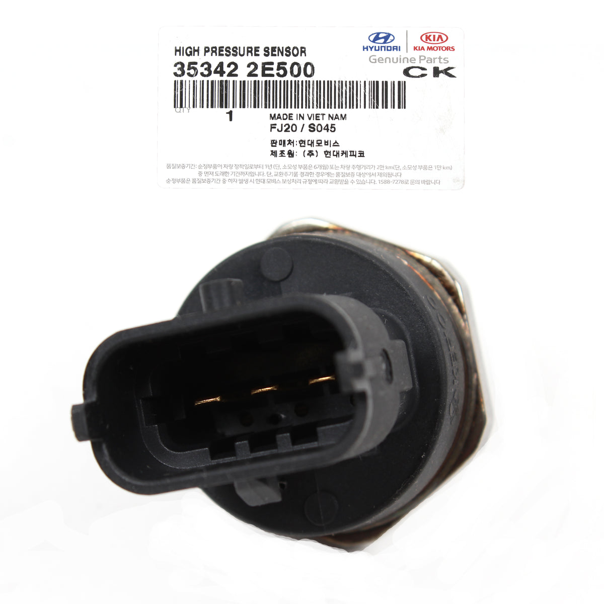 GENUINE Fuel Pressure Sensor for 12-19 Hyundai Kia Compatibility 353422E500