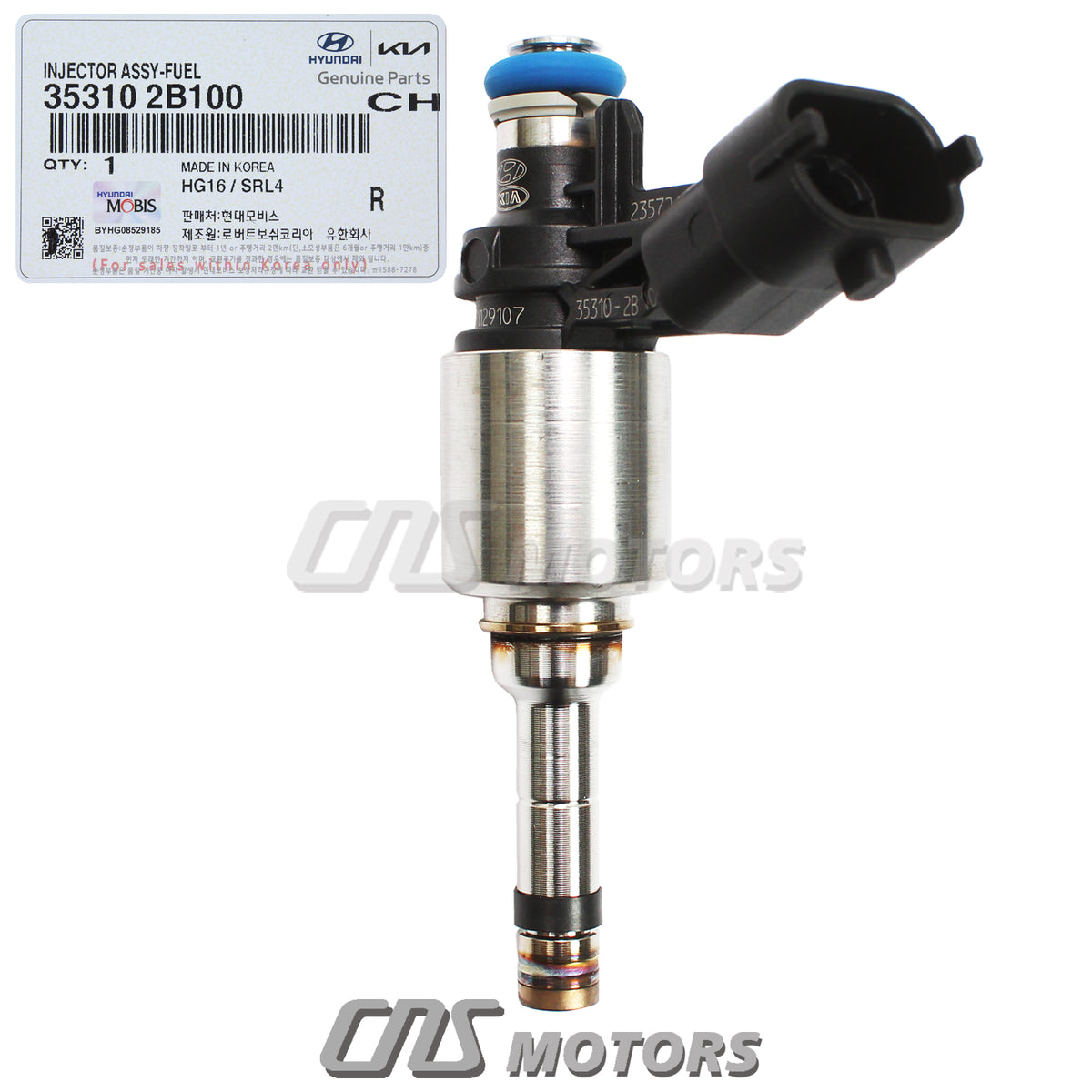 GENUINE Fuel Injector 4pcs for 2014-2016 Kia Forte Koup Forte5 1.6L TURBO