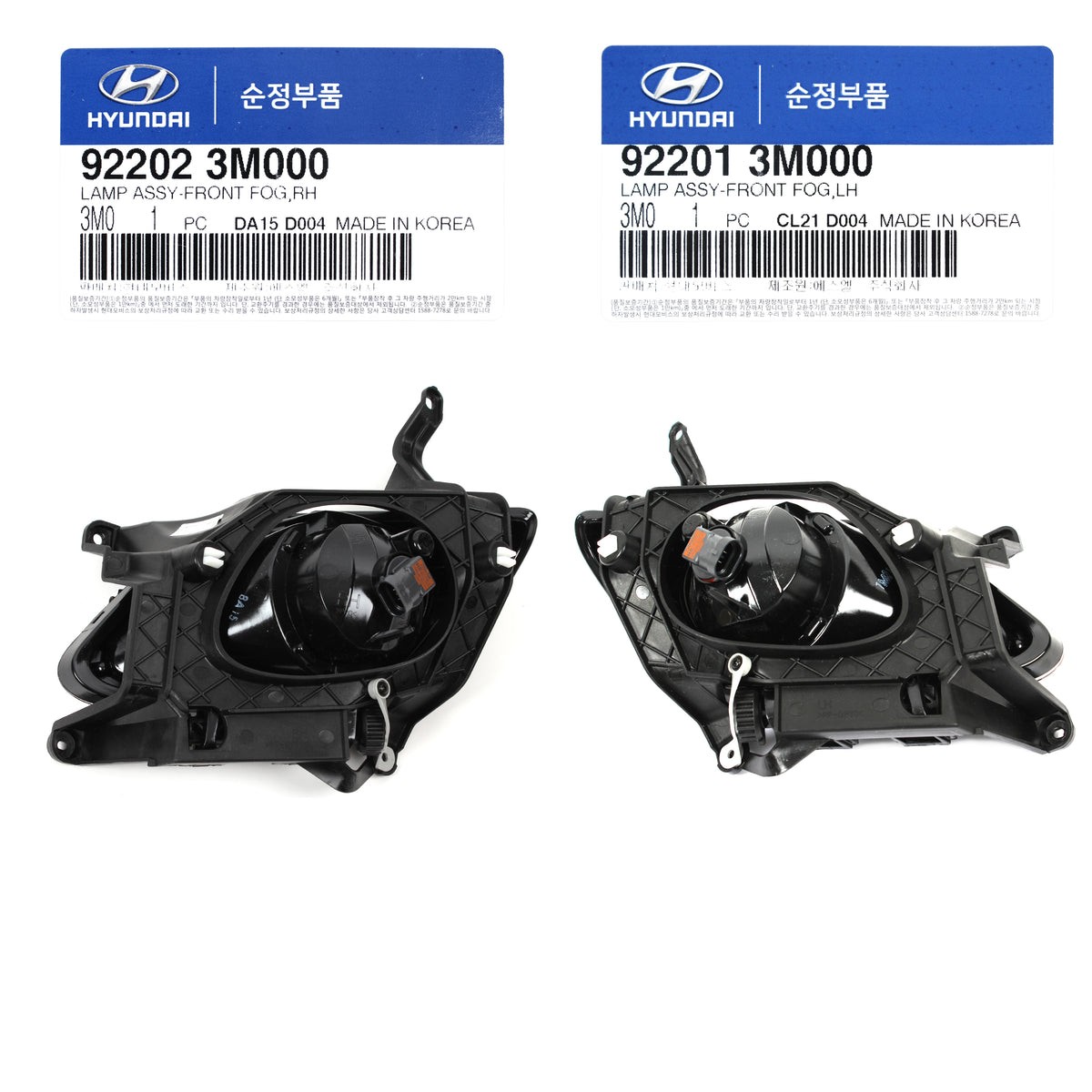 GENUINE Fog Lights LH &amp; RH for 2009-2010 Hyundai Genesis Sedan OEM 922013M000