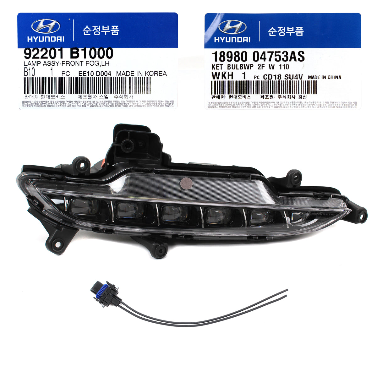 GENUINE LED Fog Lights lamps LH RH for 2015-2017 GENESIS G80 OEM 92201B1000