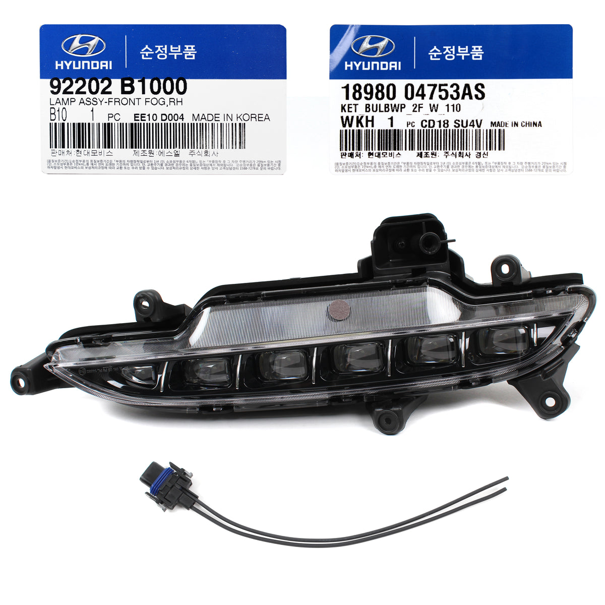 GENUINE LED Fog Lights lamps LH RH for 2015-2017 GENESIS G80 OEM 92201B1000