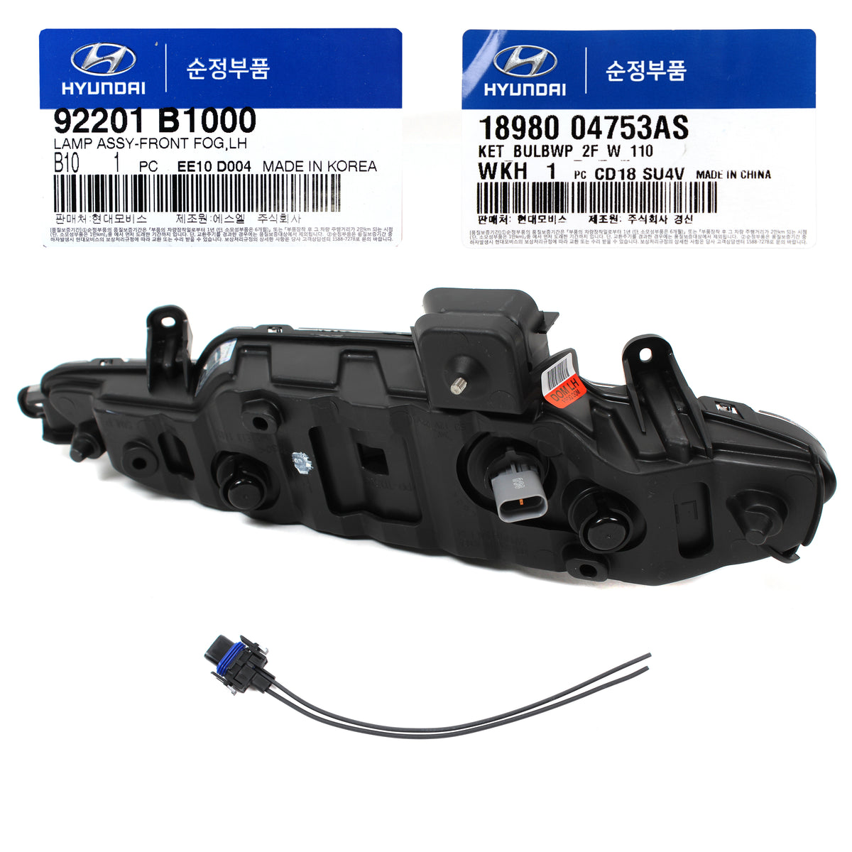 GENUINE LED Fog Light lamp DRIVER LH for 15-17 GENESIS G80 OEM 92201B1000