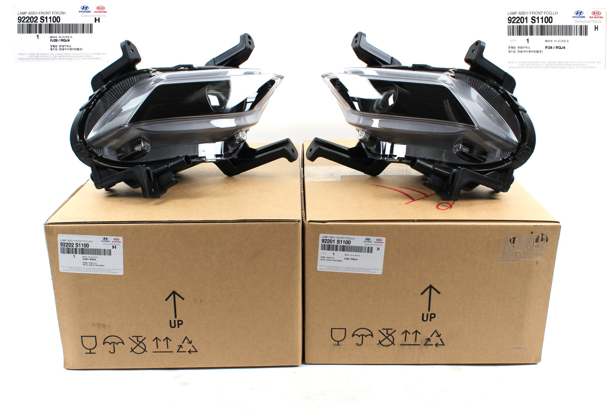 GENUINE LED Fog lamp Light LEFT &amp; RIGHT for 19-20 Hyundai Santa Fe 92201S1100