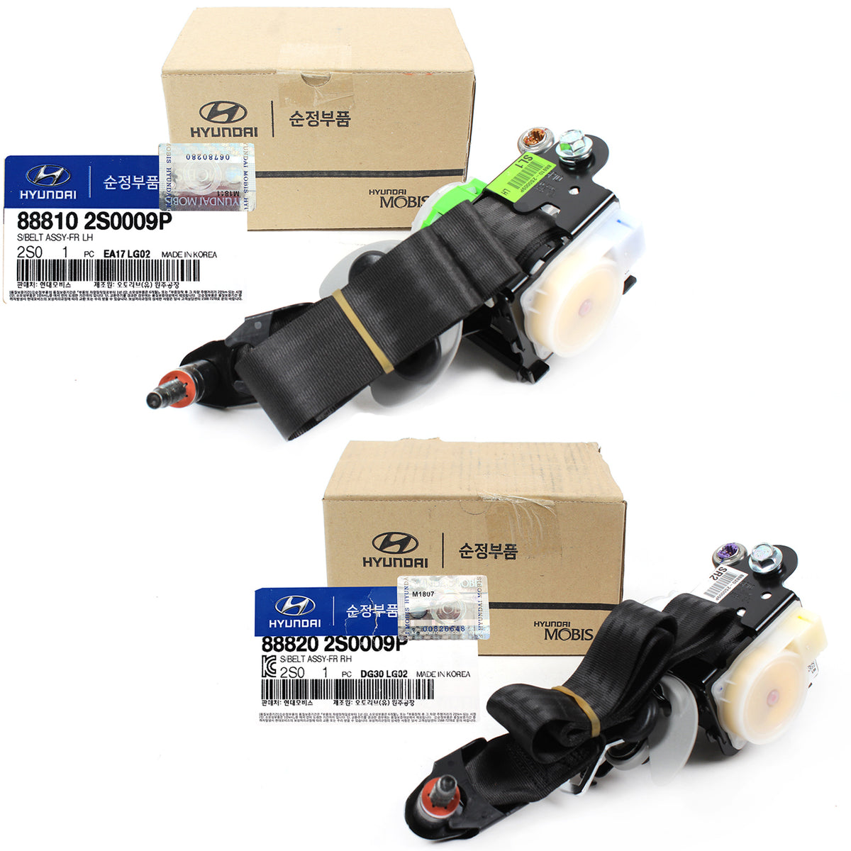 GENUINE Seat Belt FRONT LH &amp; RH for 11-15 Hyundai Tucson OEM 888102S0009P