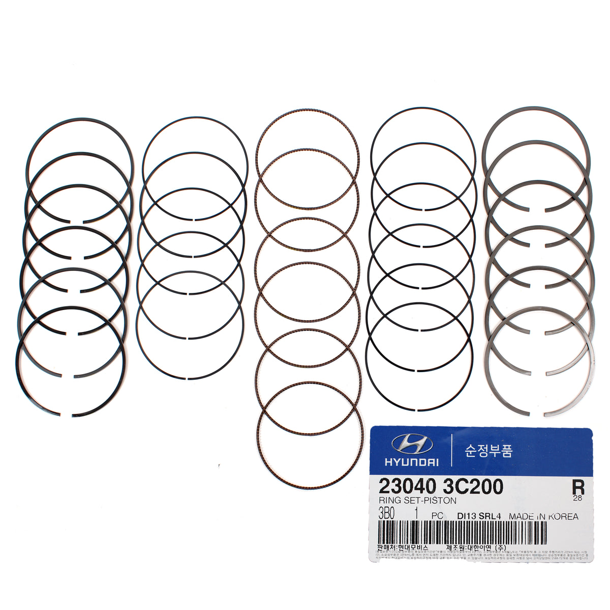 GENUINE Engine Piston Rings for 2006-2010 Hyundai Kia 3.8L OEM 230403C200
