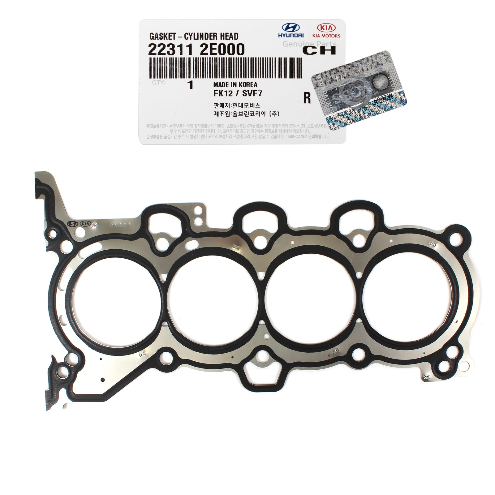 GENUINE Cylinder Head Gasket for 11-20 Elantra Tucson Forte Soul 223112E000
