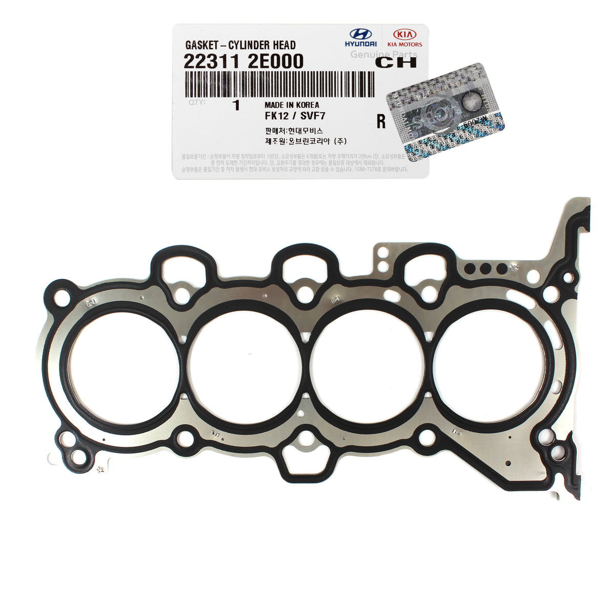 GENUINE Cylinder Head Gasket for 11-20 Elantra Tucson Forte Soul 223112E000