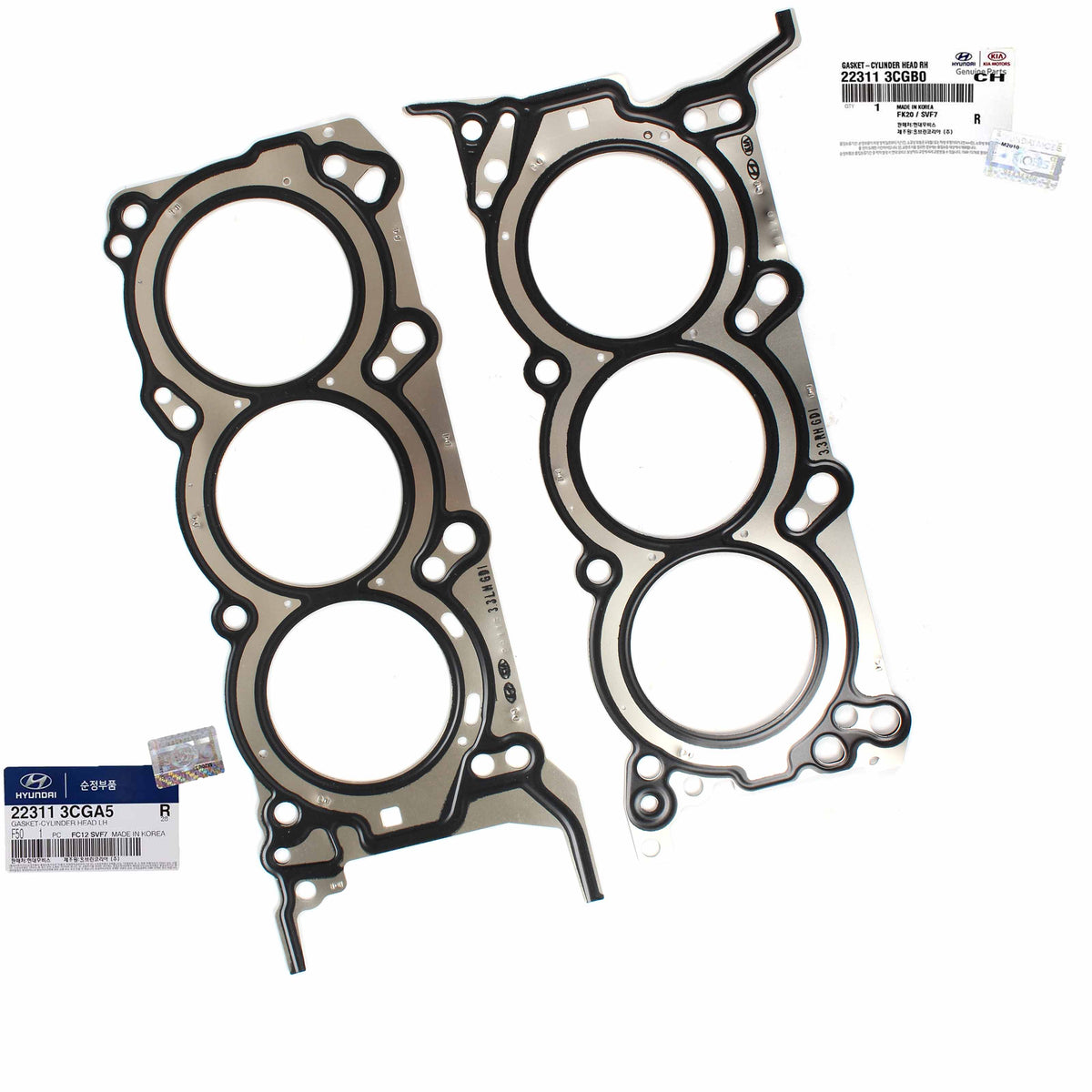OEM Head Gasket LEFT RIGHT for 11-19 Azera Santa Fe Sedona Sorento 223113CGB0