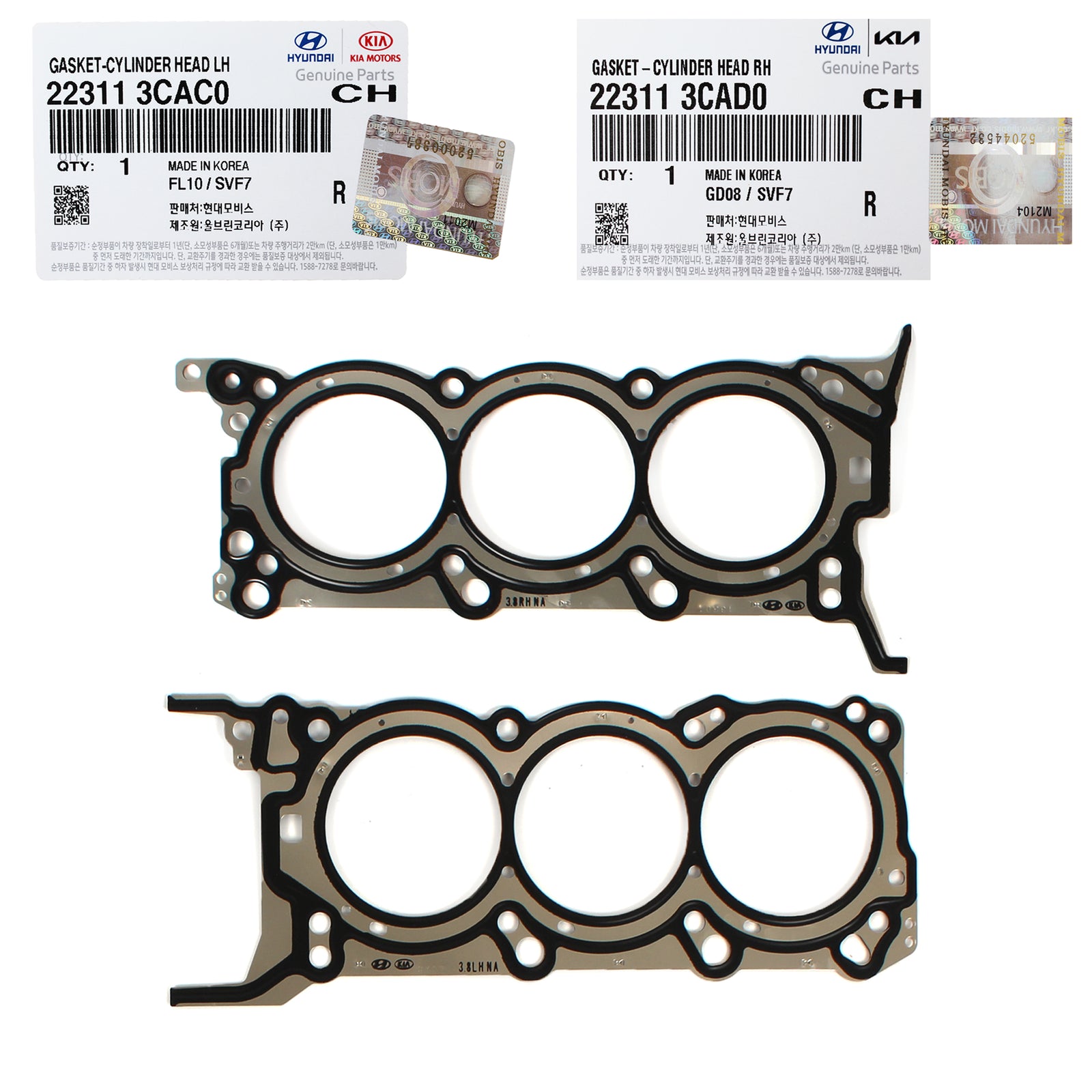 GENUINE Engine Full Gasket Set for 10-12 Hyundai Genesis Coupe 3.8L 209103CE00