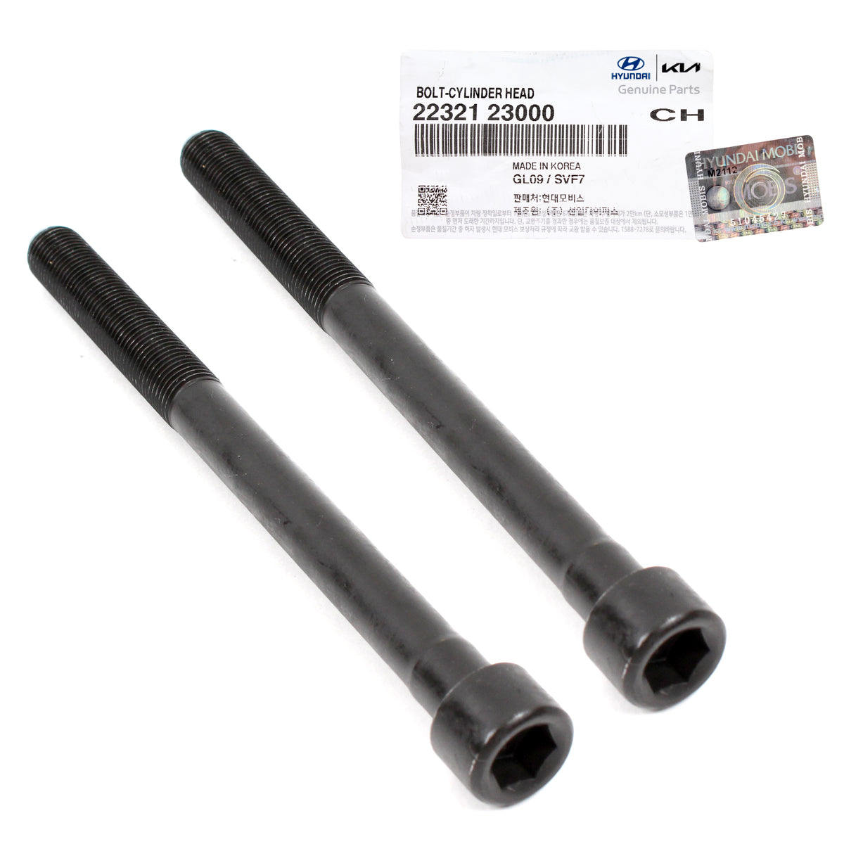 GENUINE Cylinder Head Bolt Set For 00-12 Hyundai Kia 2.0L OEM 2232123000