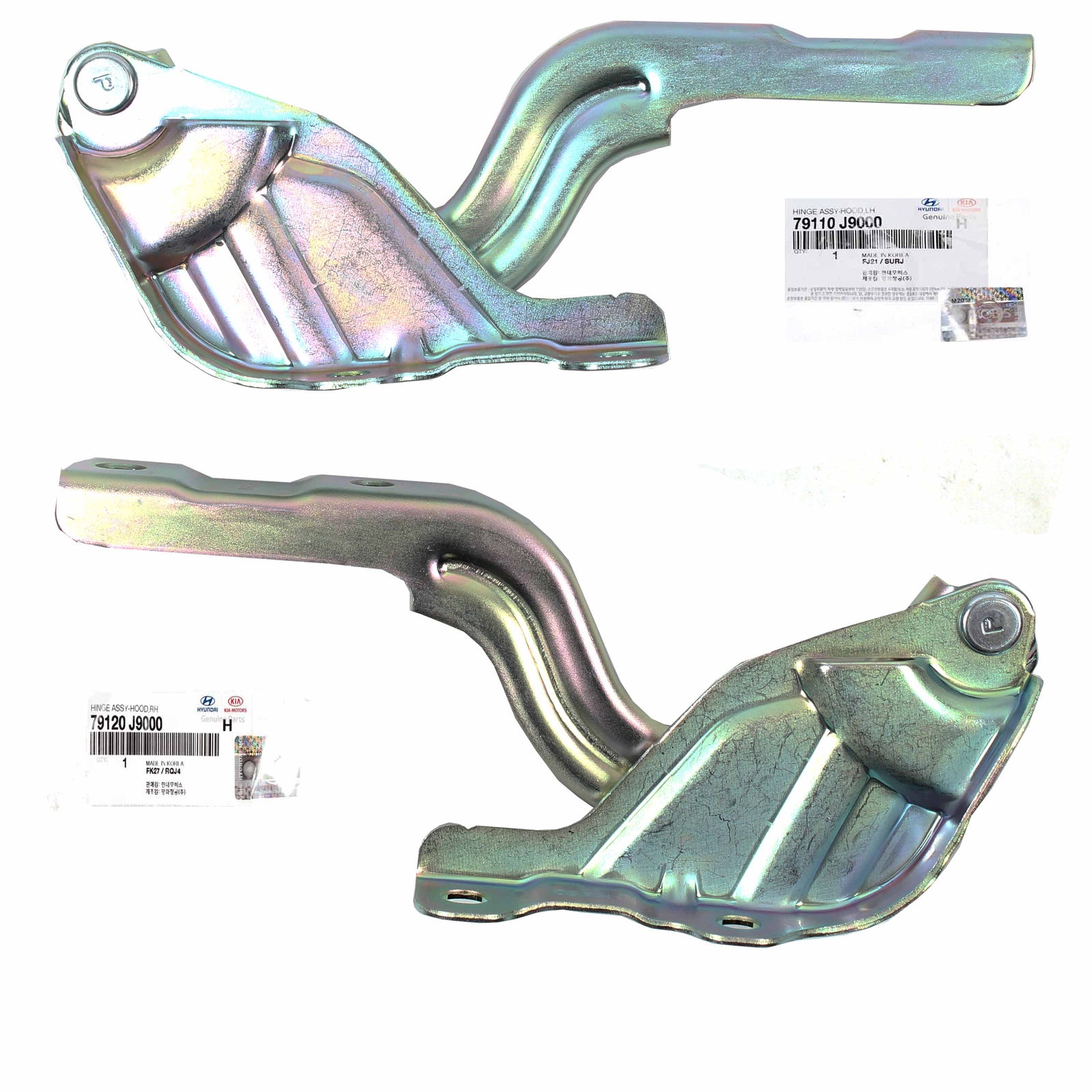 GENUINE Hood Hinge LEFT & RIGHT for 2018-2020 Hyundai Kona 79110J9000 79120J9000