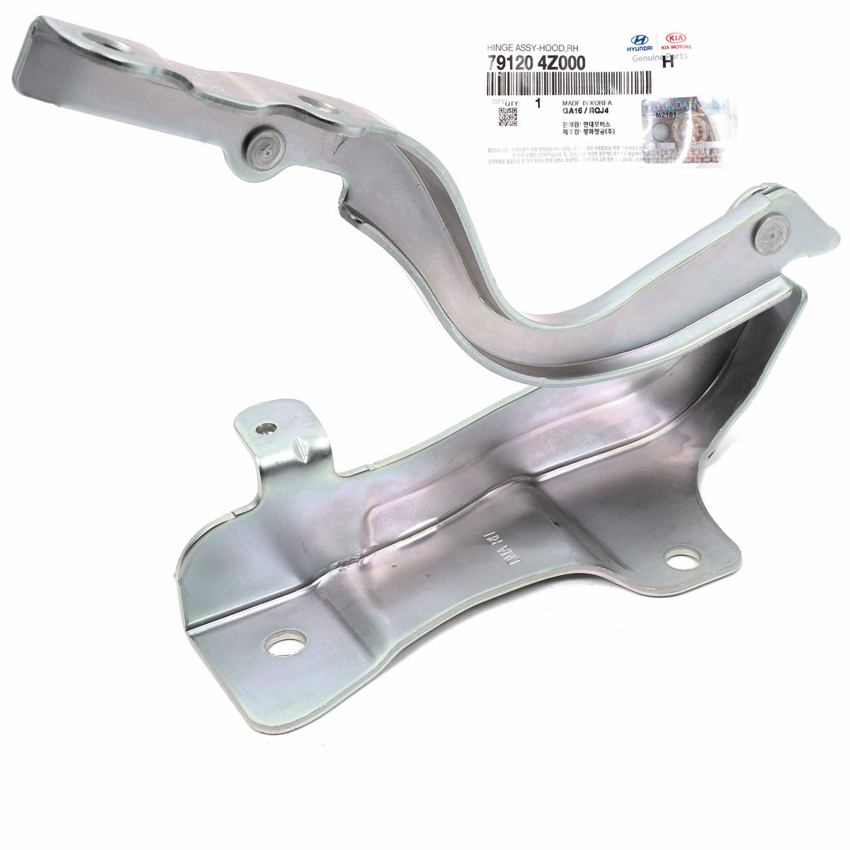 GENUINE Hood Hinge LEFT &amp; RIGHT for 2013-2019 Hyundai Santa Fe 791204Z000