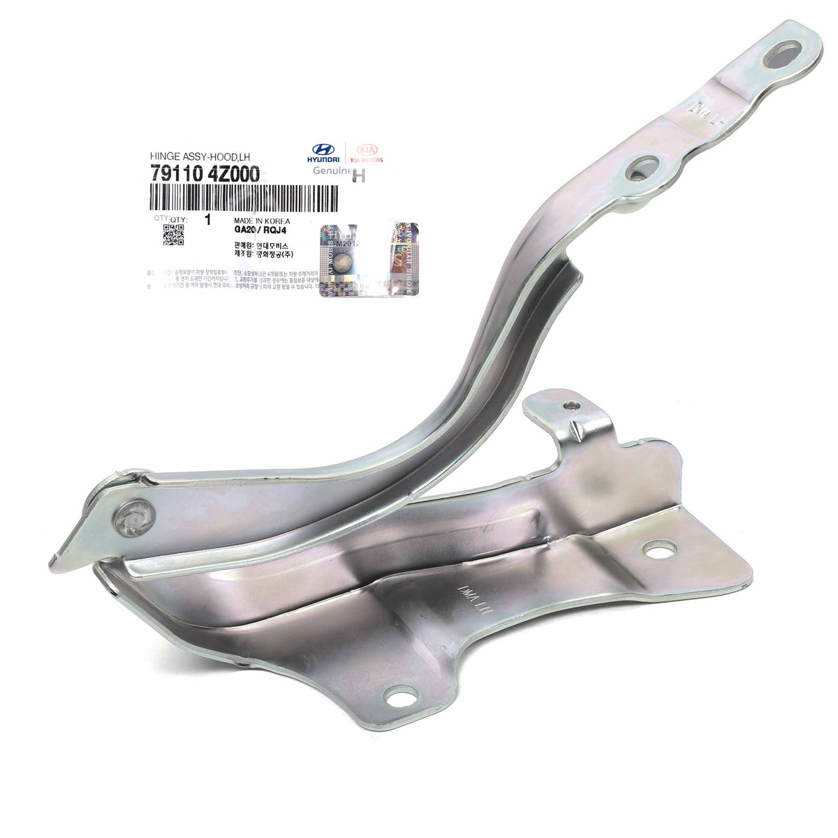 GENUINE Hood Hinge LEFT DRIVER Side for 2013-2019 Hyundai Santa Fe 791104Z000