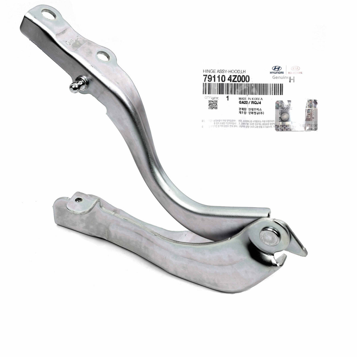 GENUINE Hood Hinge LEFT DRIVER Side for 2013-2019 Hyundai Santa Fe 791104Z000