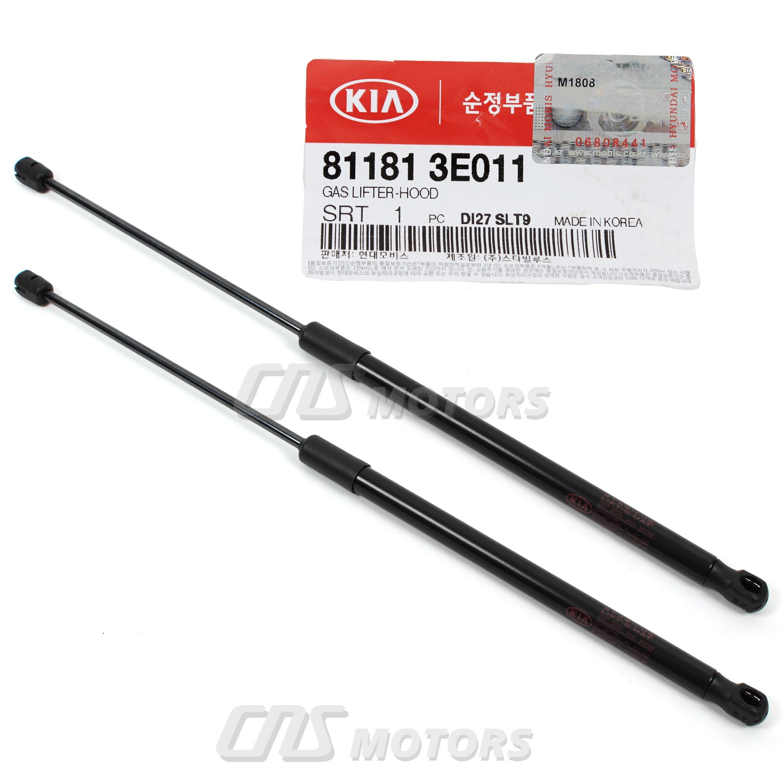 OEM Hood Lift Shock Damper Strut 2PCS for 2003-2009 Kia Sorento  811813E011