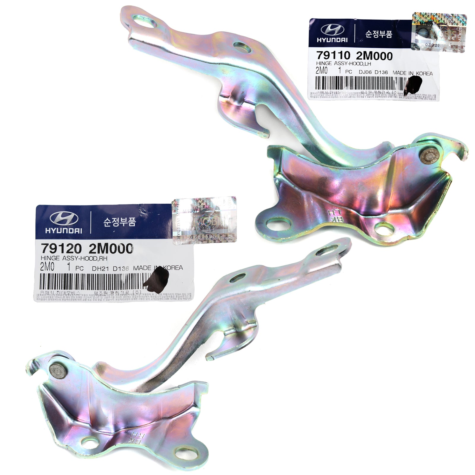 OEM Hood Hinge DRIVER & PASSENGER for 2010-2016 Hyundai Genesis Coupe 791102M000