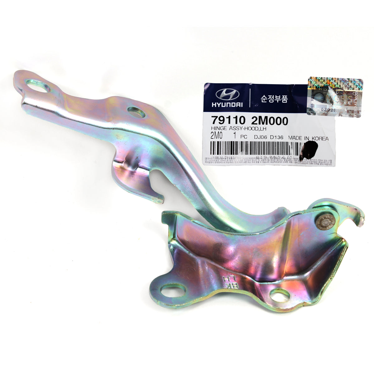 GENUINE Hood Hinge LEFT DRIVER LH for 10-16 Hyundai Genesis Coupe 791102M000