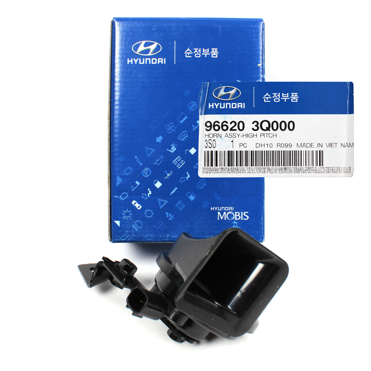 GENUINE Horn High Pitch for 2011-2015 Hyundai Sonata OEM 966203Q000