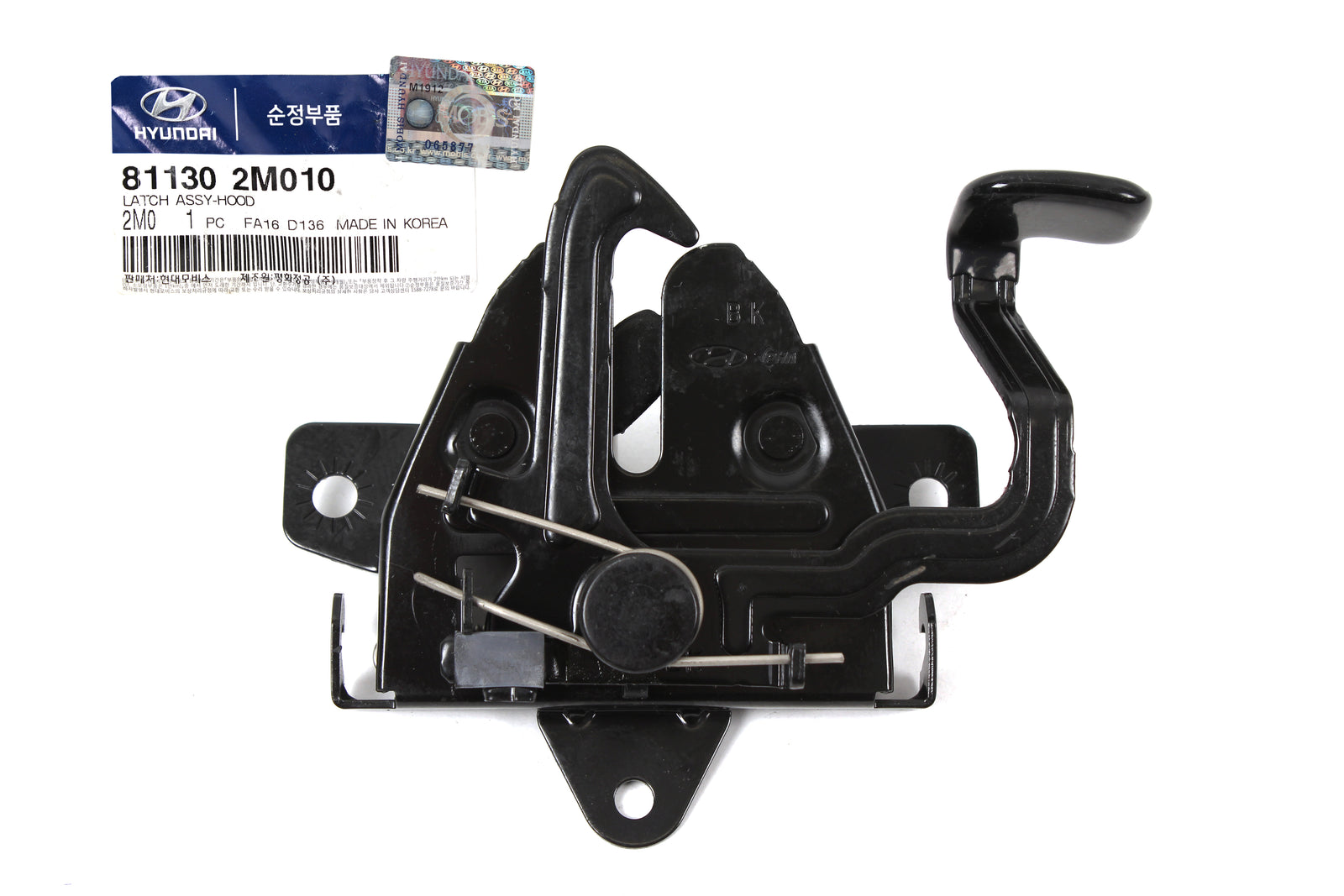 GENUINE Hood Lock Latch for 2010-2012 Hyundai Genesis Coupe 3.8L 811302M010