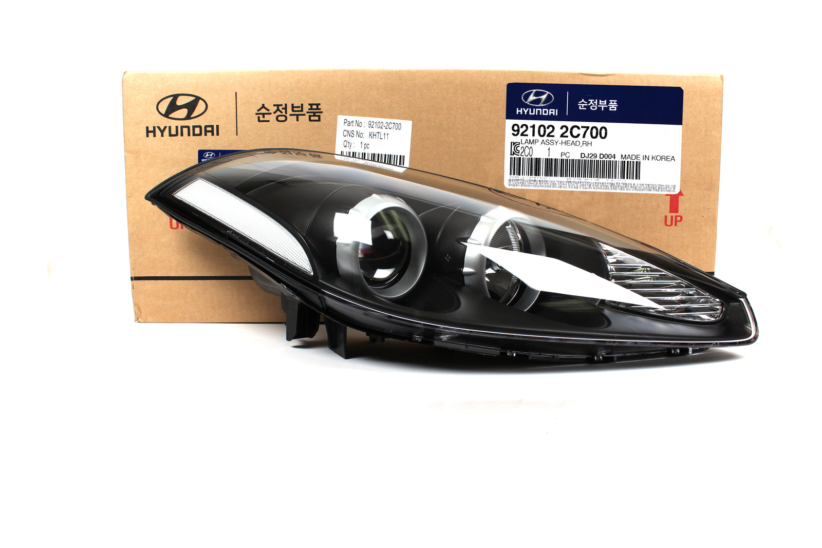 GENUINE Headlight Right Side RH for 2007 2008 Hyundai Tiburon OEM 921022C700