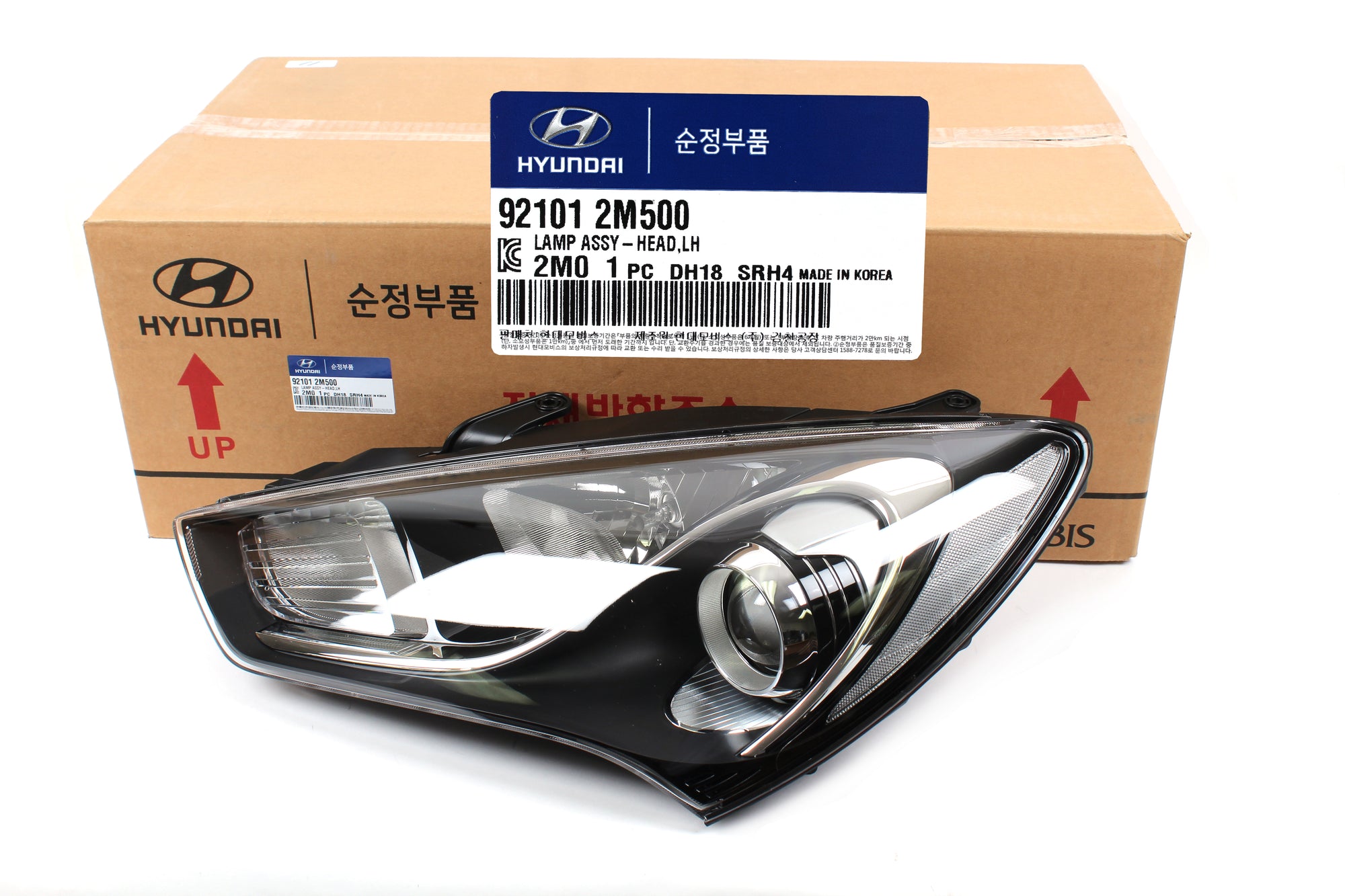 GENUINE Halogen Headlight LH & RH for 2013-2016 Hyundai Genesis Coupe 921012M500