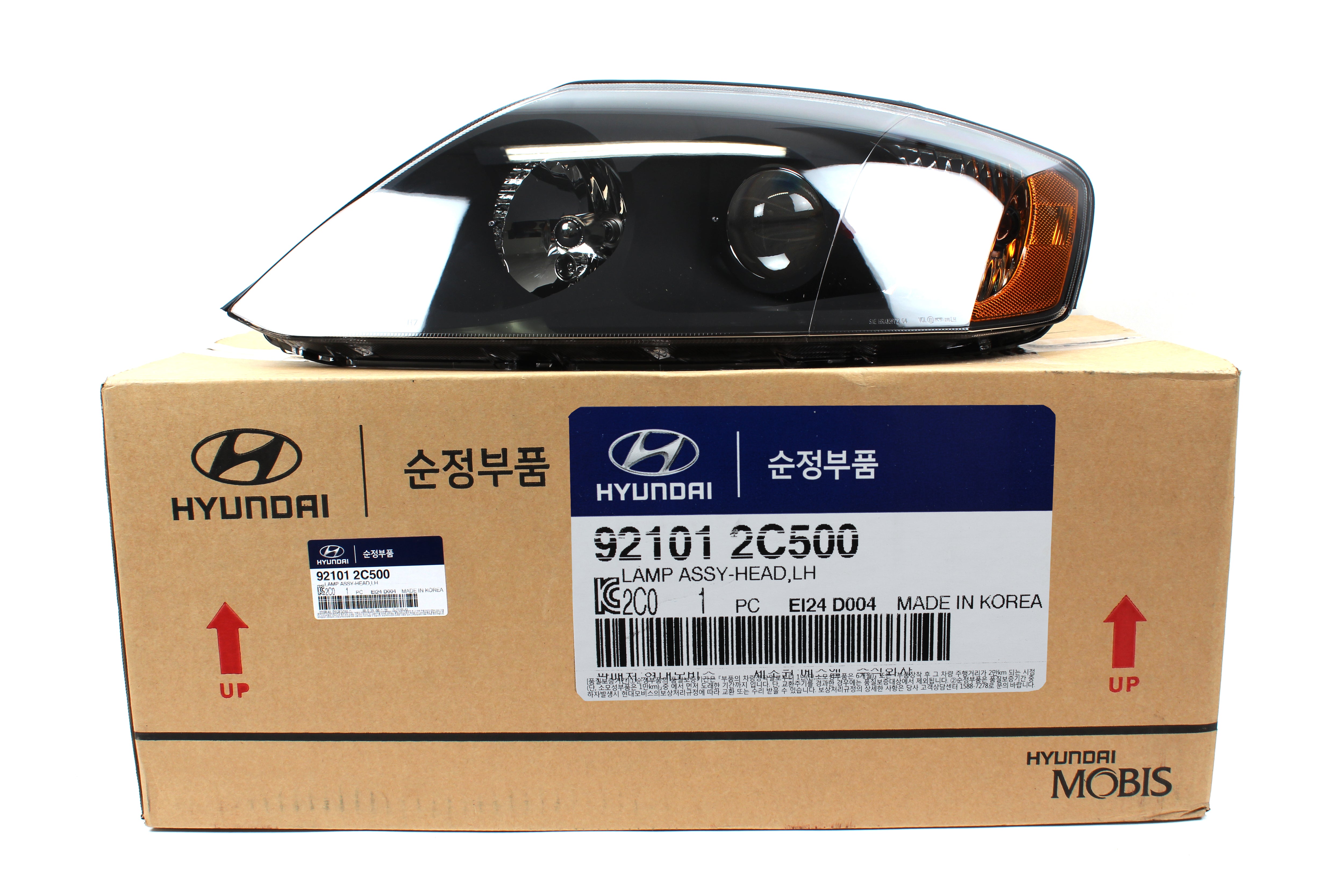 GENUINE HEAD LIGHT BLACK LEFT for 2001-2006 HYUNDAI