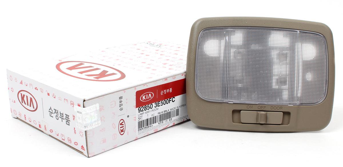 GENUINE Overhead Console lamp Beige for 2003-2009 Kia Sorento 928503E500FC