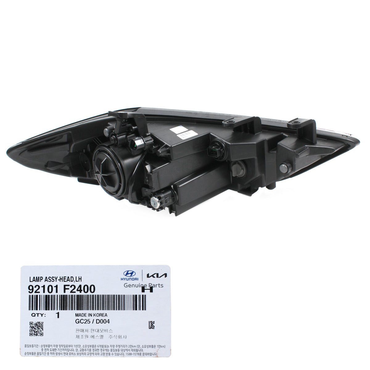 GENUINE HID DRL Headlight LEFT DRIVER for 2018 Hyundai Elantra Sport 92101F2400