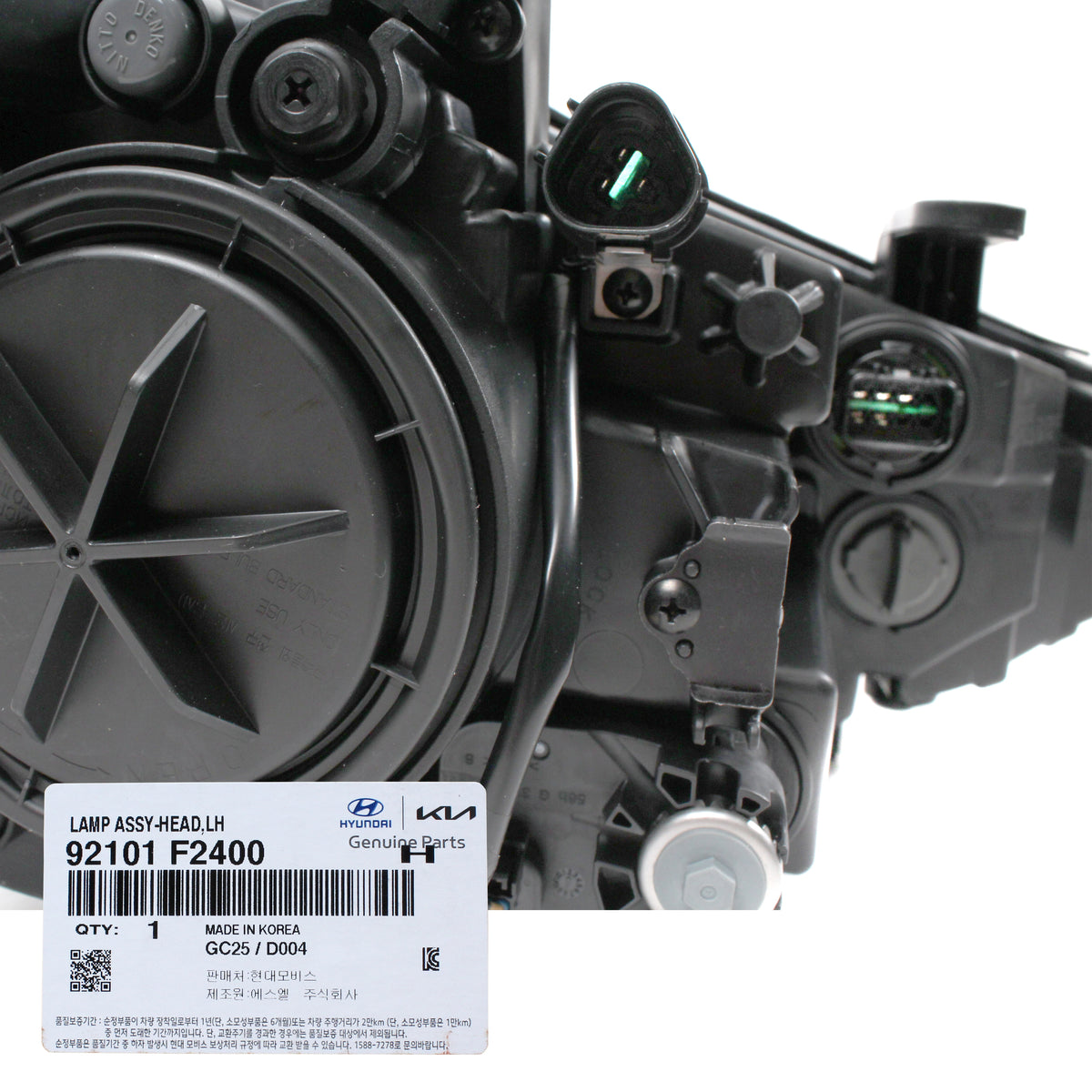 GENUINE HID DRL Headlight LEFT DRIVER for 2018 Hyundai Elantra Sport 92101F2400