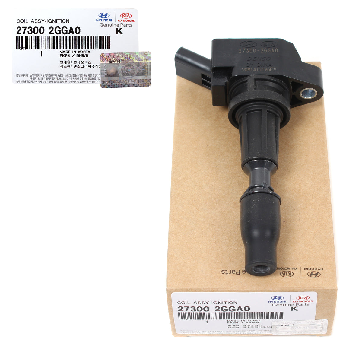 GENUINE Ignition Coil for 16-23 Kia Optima Sorento Sportage Stinger 273002GGA0