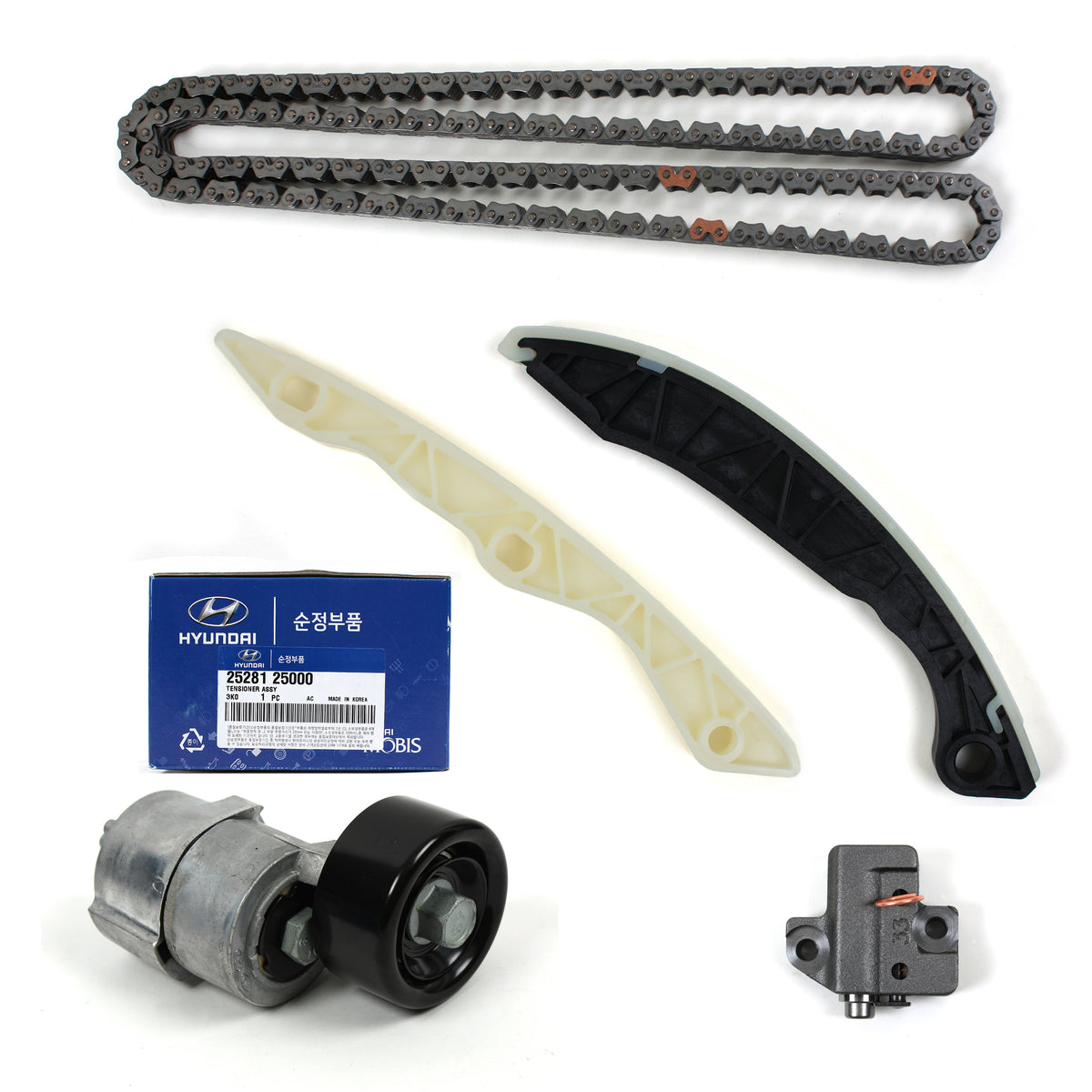 GENUINE Timing Chain Kit Belt Tensioner for 2006-2013 Hyundai Kia 2.0L 2.4L