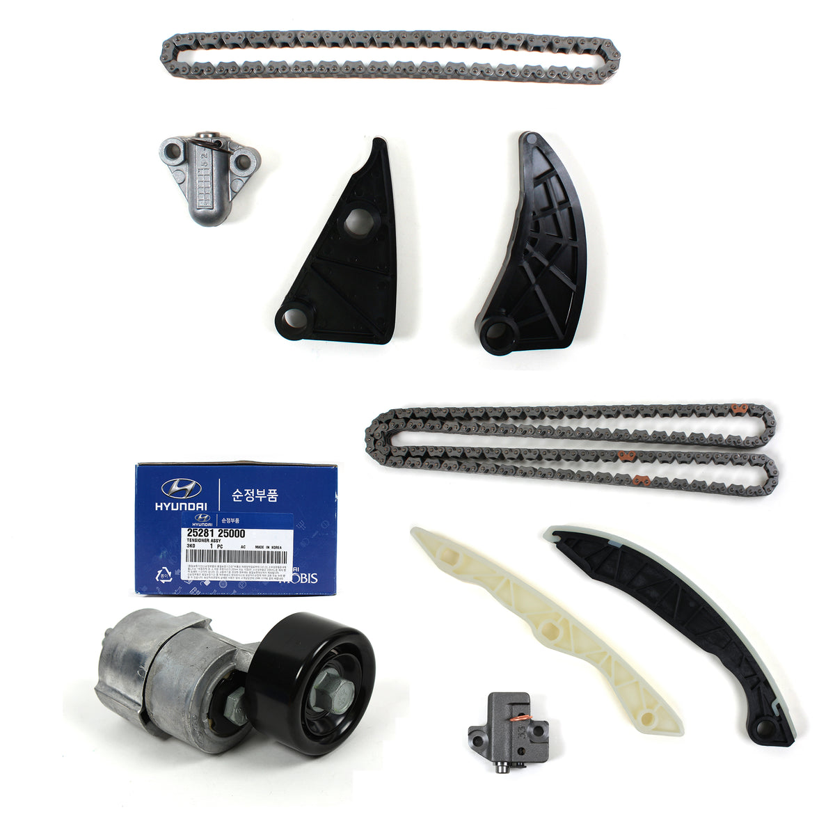 GENUINE Timing Chain Kit Belt Tensioner for 06-15 Sonata Optima Sportage 2.4L