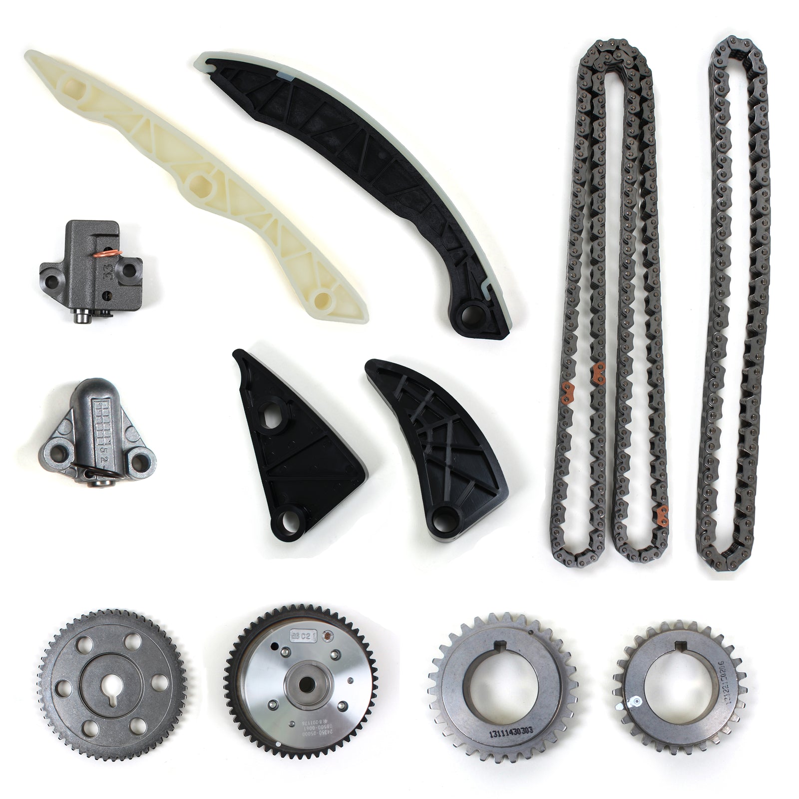 GENUINE Fits 06-07 Sonata Optima 2.4L Complete Timing Chain Kit w/ VVT Gear