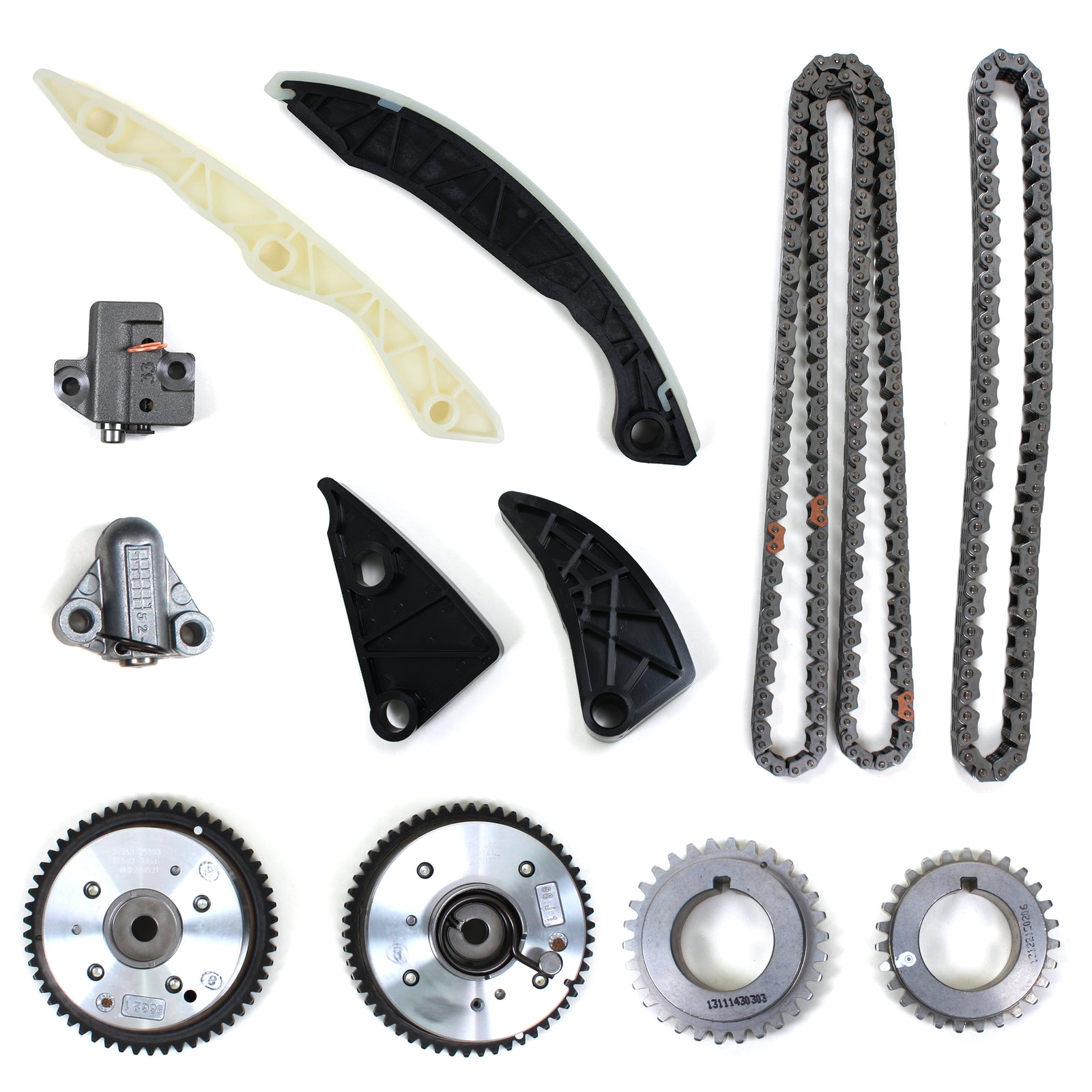 GENUINE Complete Timing Chain Kit w/ VVT Gear for 08-09 Sonata Optima Rondo 2.4L