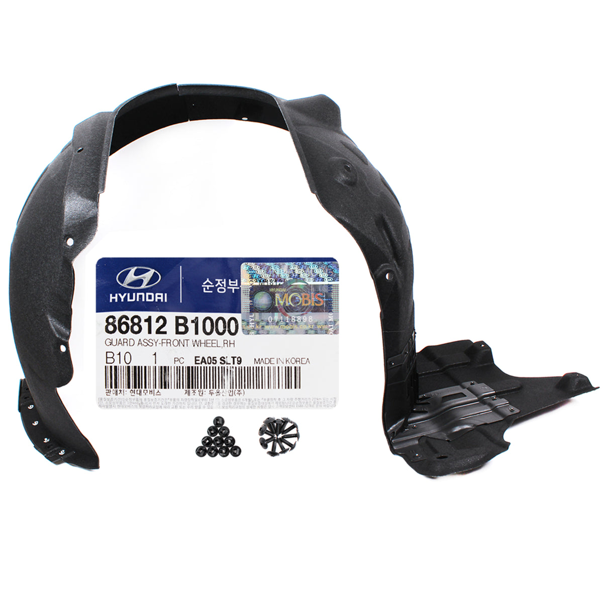 GENUINE Front Fender Liner Set for 2015-2017 Hyundai Genesis G80 OEM 86811B1000