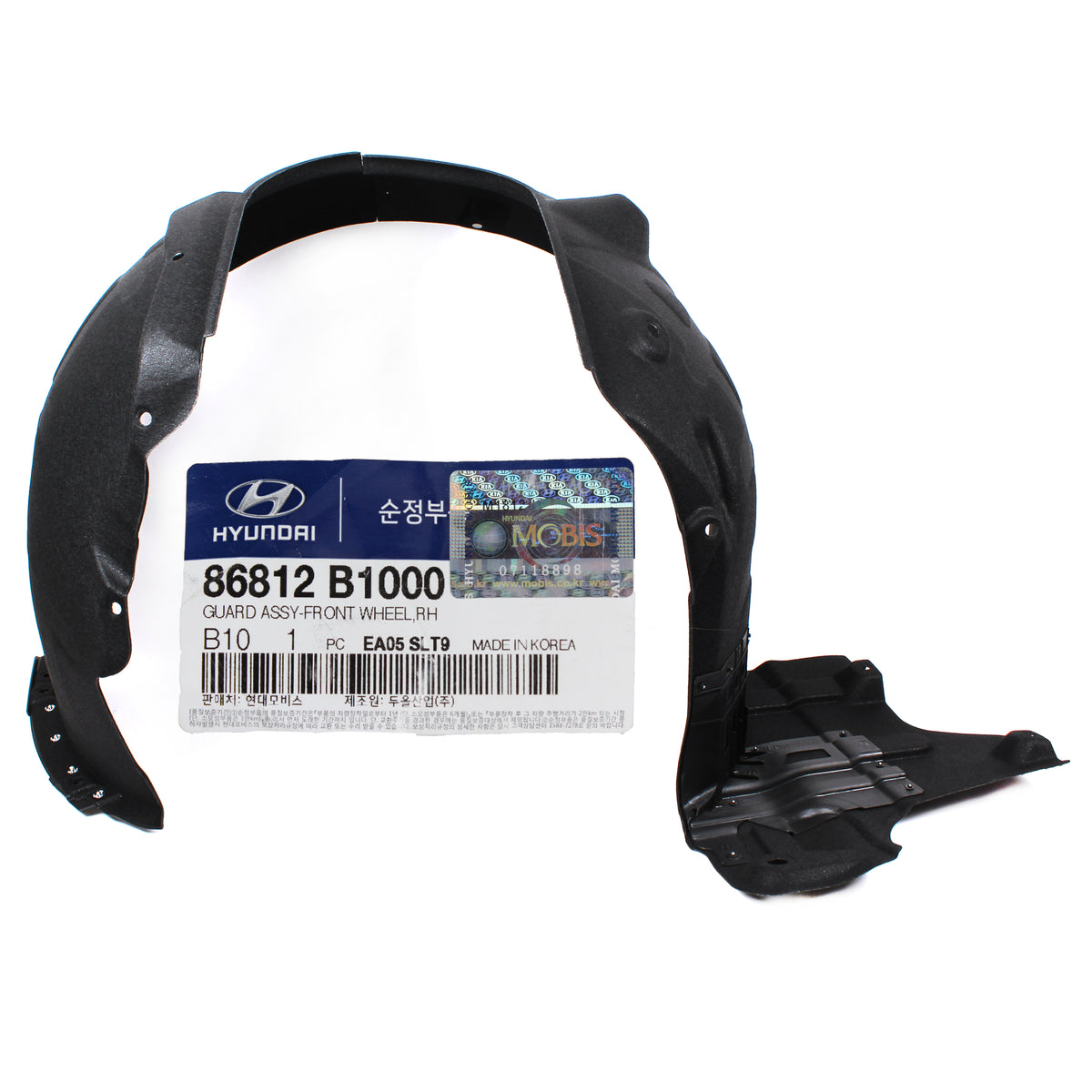 GENUINE Front Fender Liner Set for 2015-2017 Hyundai Genesis G80 OEM 86811B1000