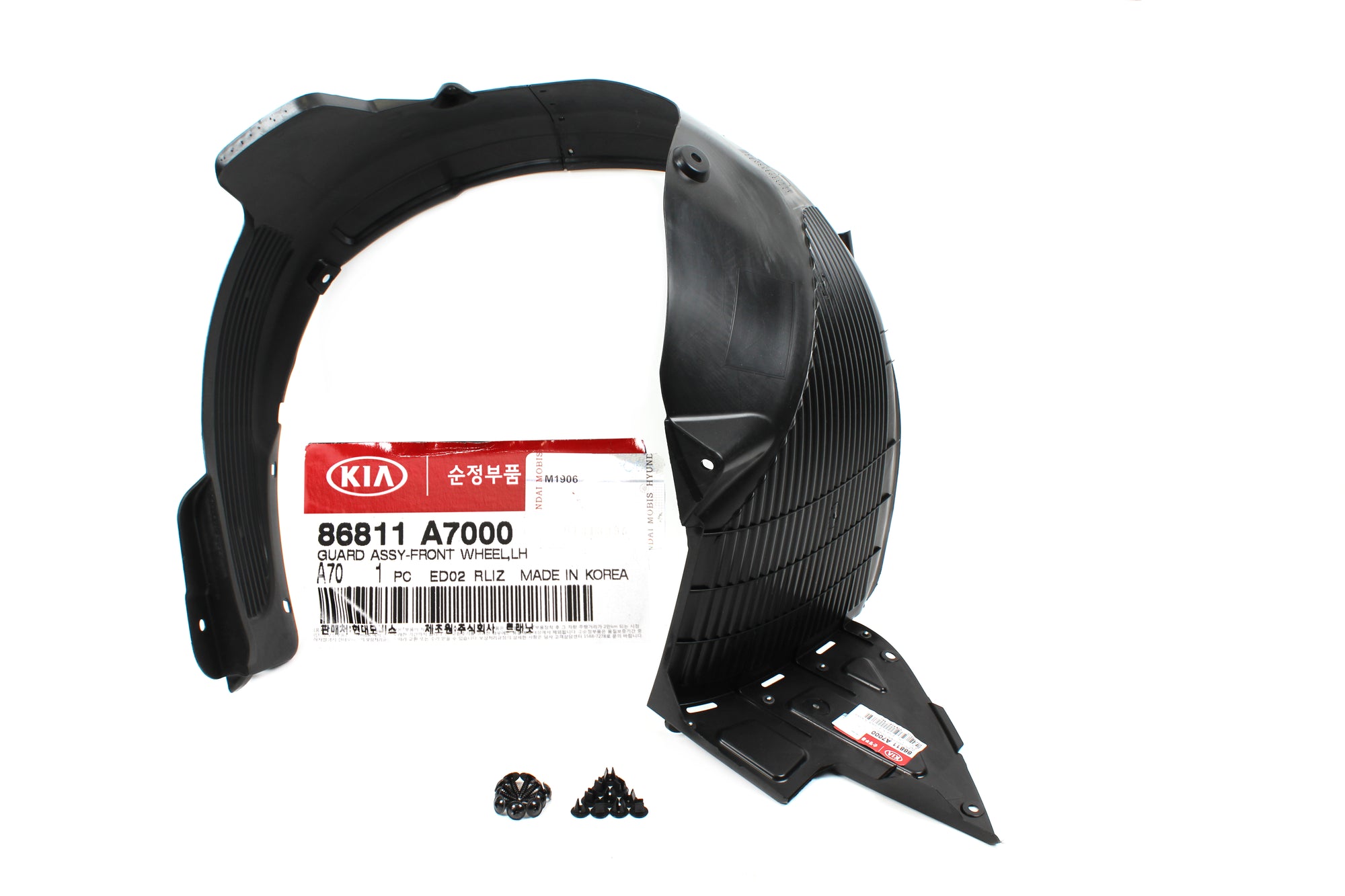 OEM FENDER LINER WHEEL GUARD FRONT DRIVER LH for 14-16 KIA FORTE 86811A7000